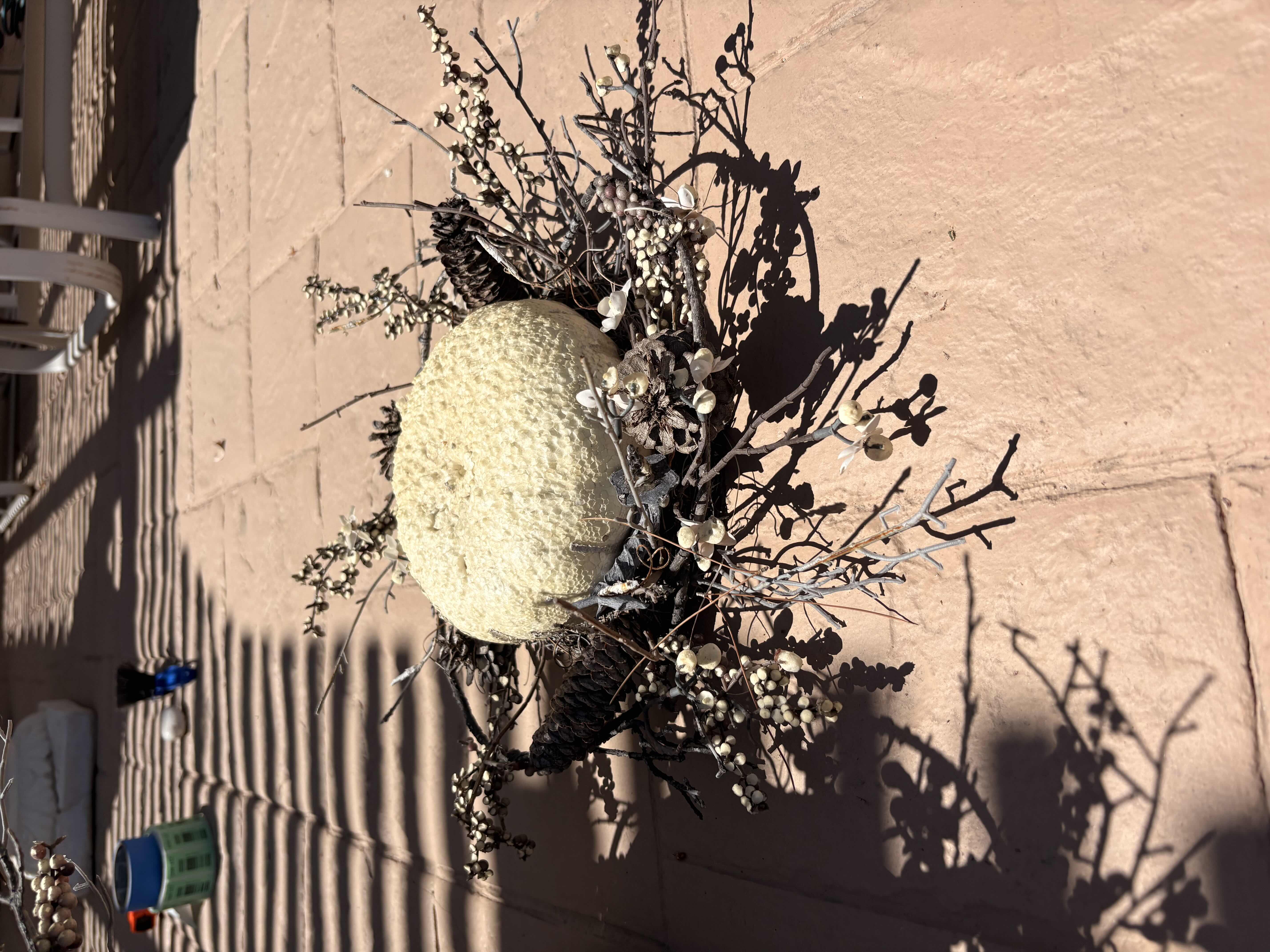 Photo 1 of TERRACOTTA PLANTER W FAUX RUSTIC FLORAL ARRANGEMENT H10”