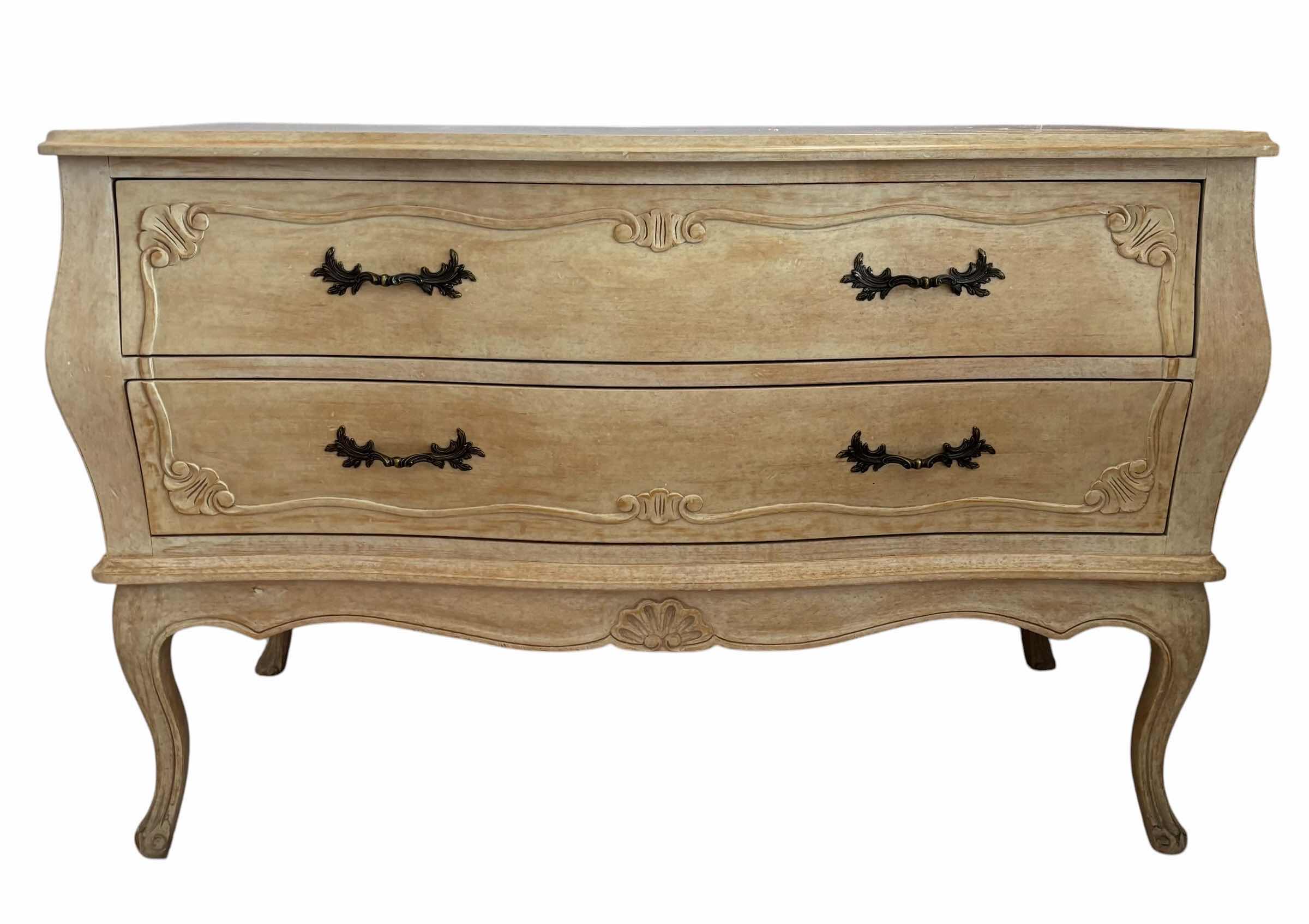 Photo 1 of VINTAGE FRENCH PROVINCIAL BOMBAY STYLE 2-DRAWER CHEST 19” X 42” X 28”H