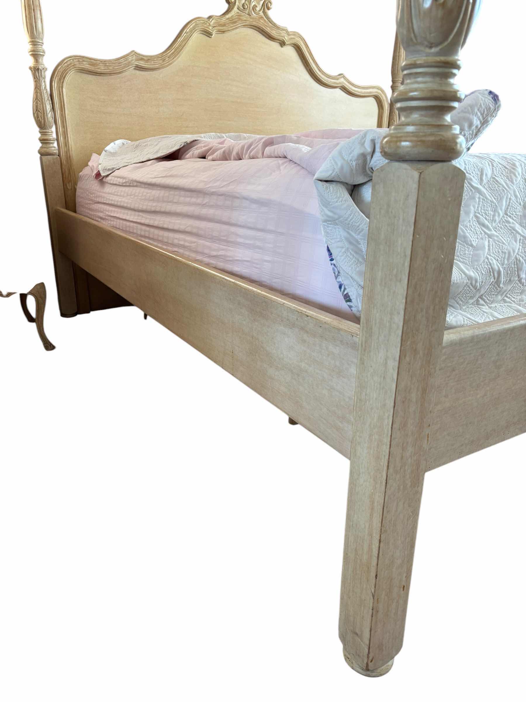 Photo 1 of FRENCH COUNTRY STYLE 4-POSTER CANOPY QUEEN SIZED BED