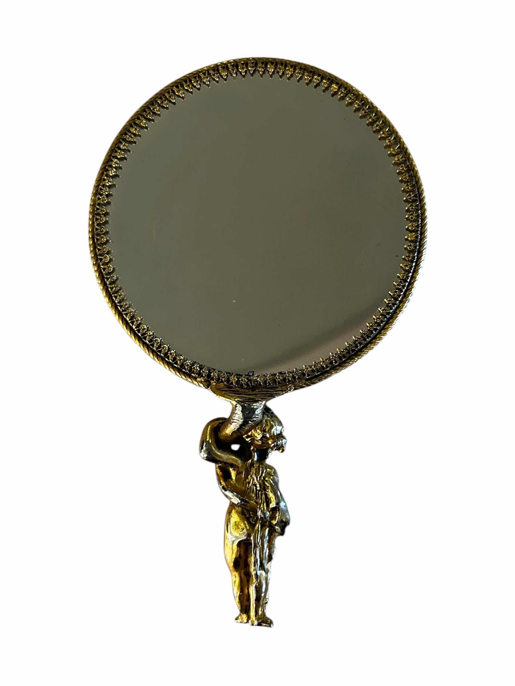 Photo 1 of ANTIQUE VANITY HAND MIRROR