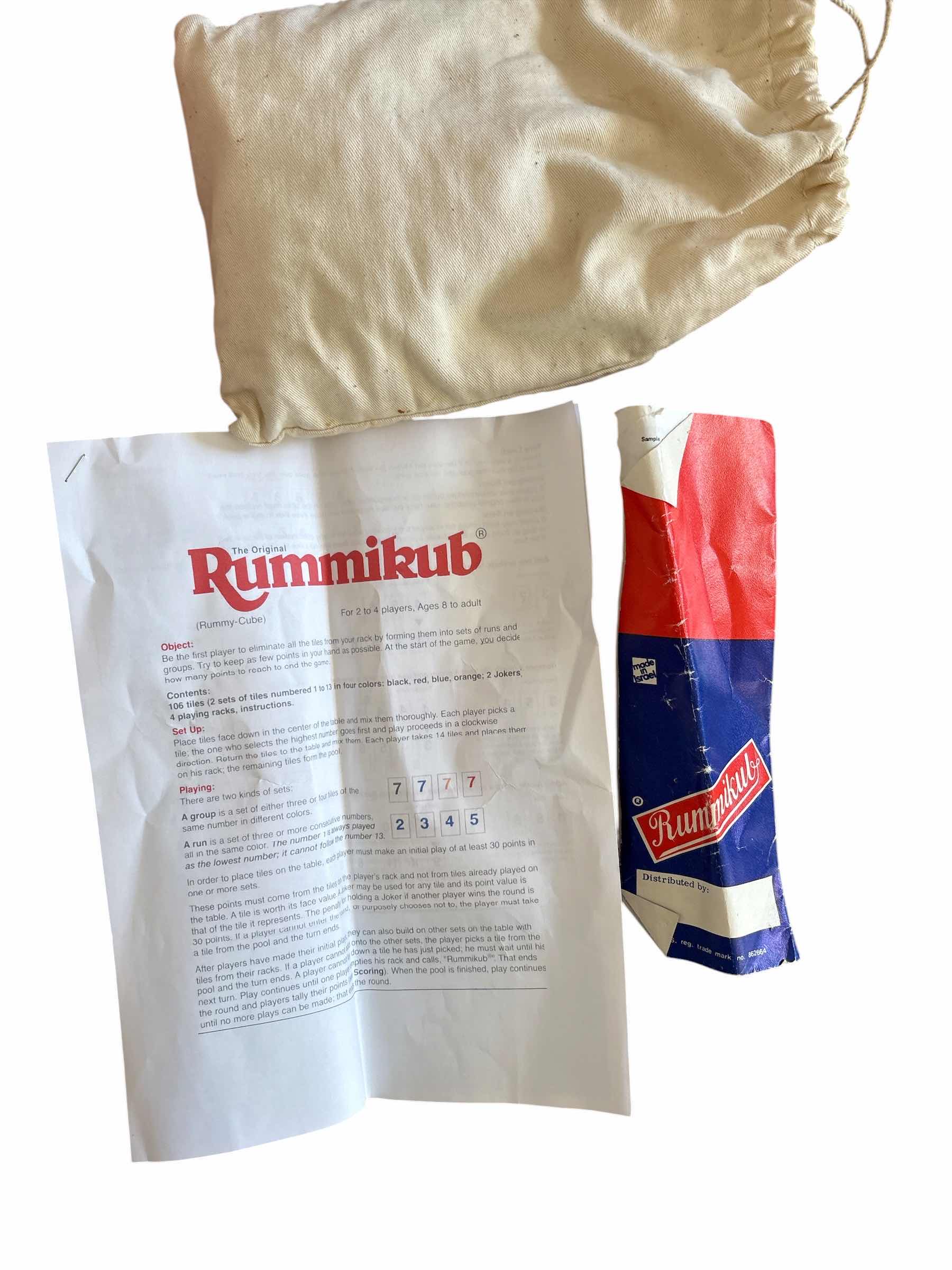 Photo 1 of VINTAGE RUMMIKUB GAME