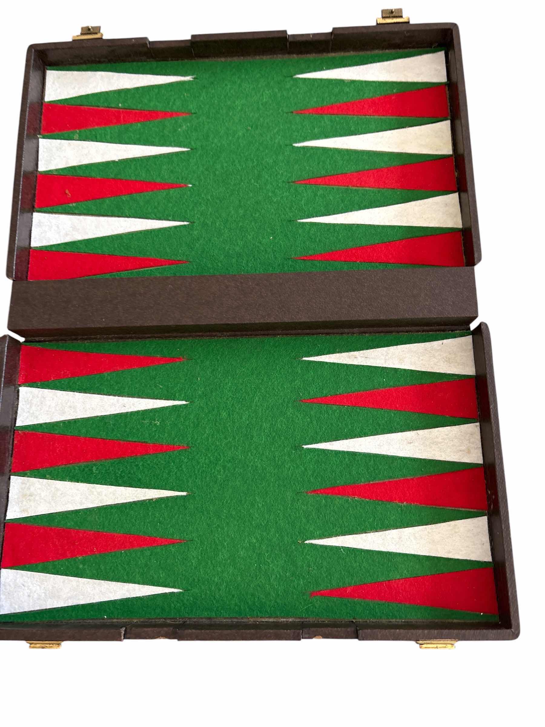 Photo 1 of VINTAGE GUCCI BACKGAMMON TRAVEL SET 14.5”X8.5”H2”