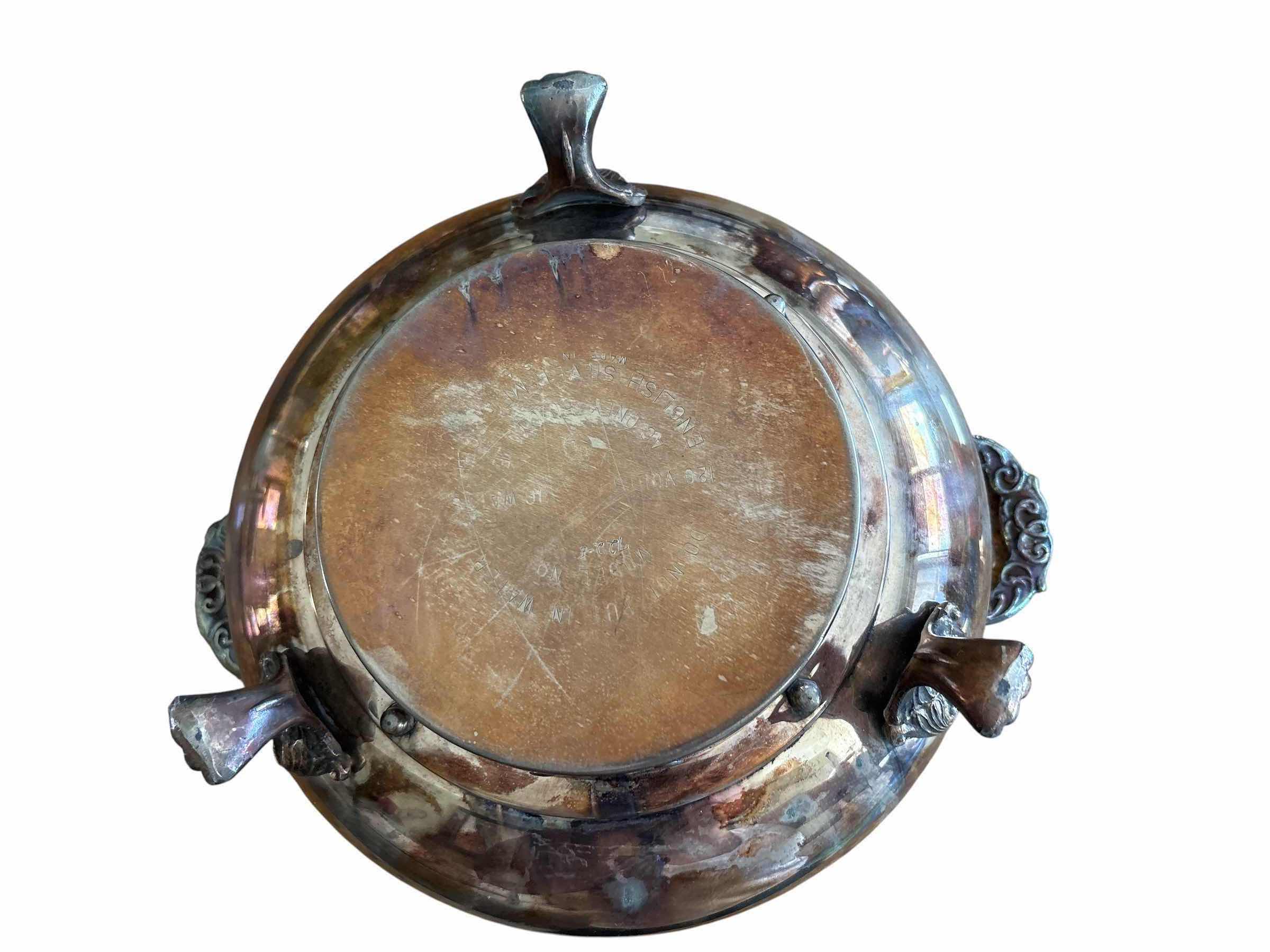 Photo 1 of VINTAGE SILVER-PLATED CASSEROLE DISH H5”