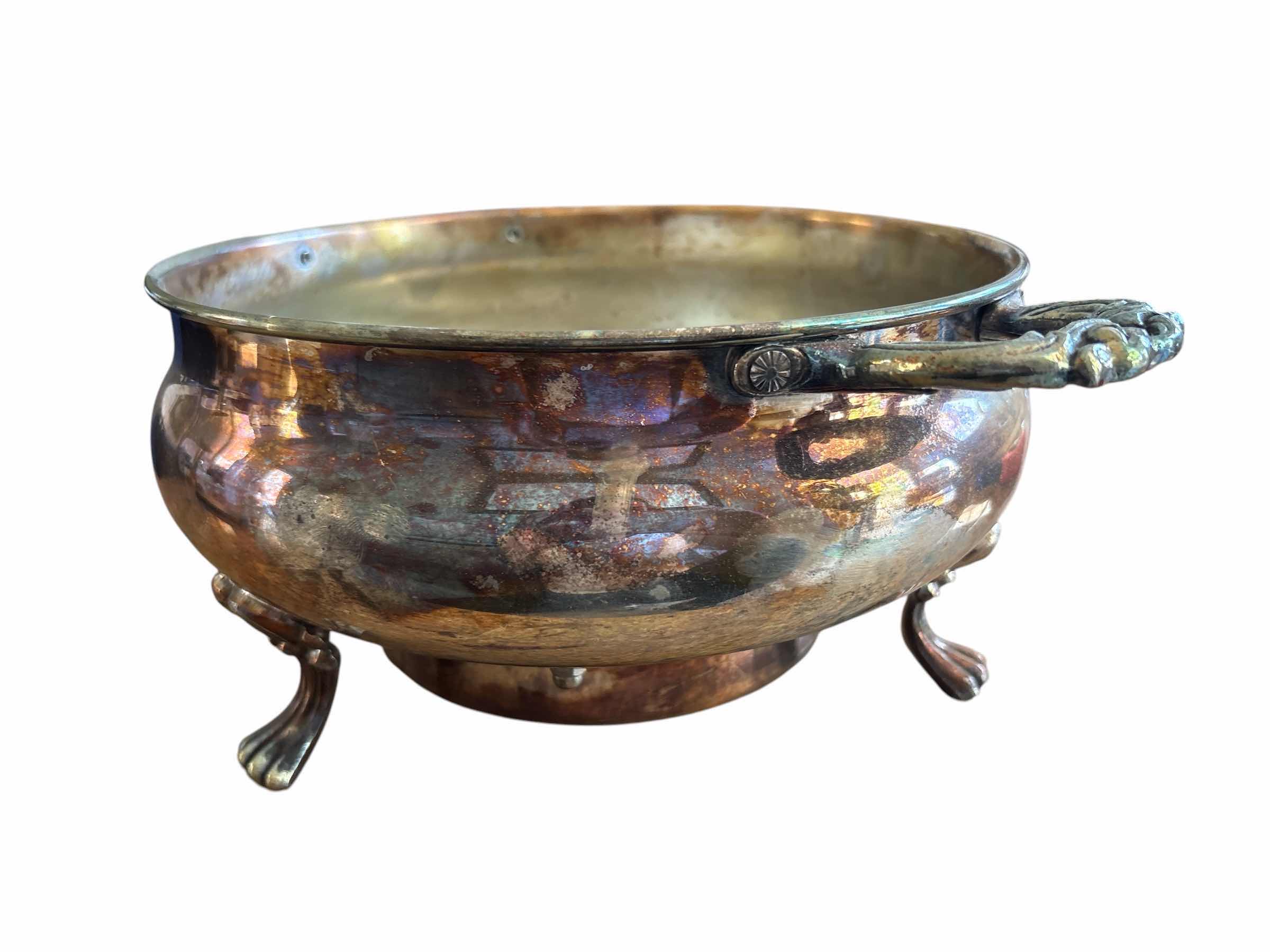 Photo 1 of VINTAGE SILVER-PLATED CASSEROLE DISH H5”
