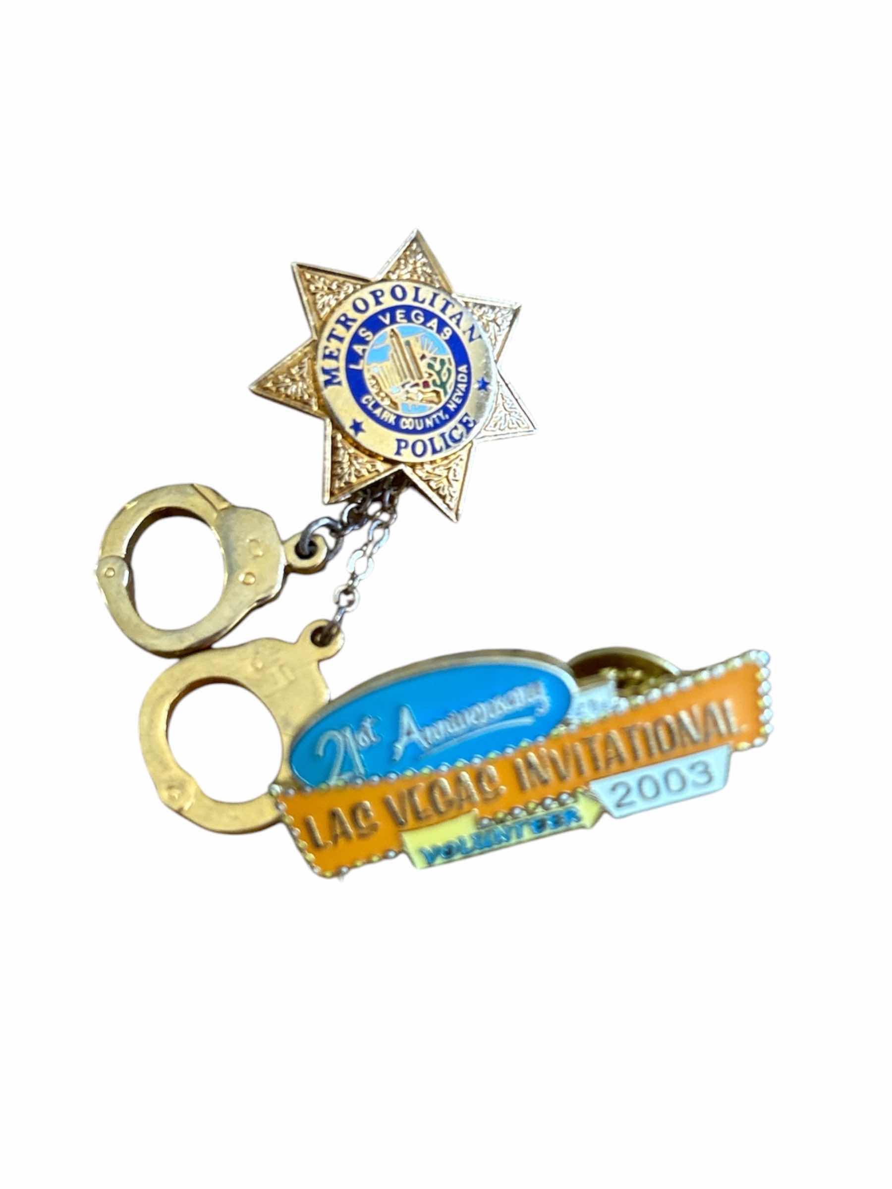 Photo 1 of (5)PCS LAS VEGAS BROOCHES/PINS