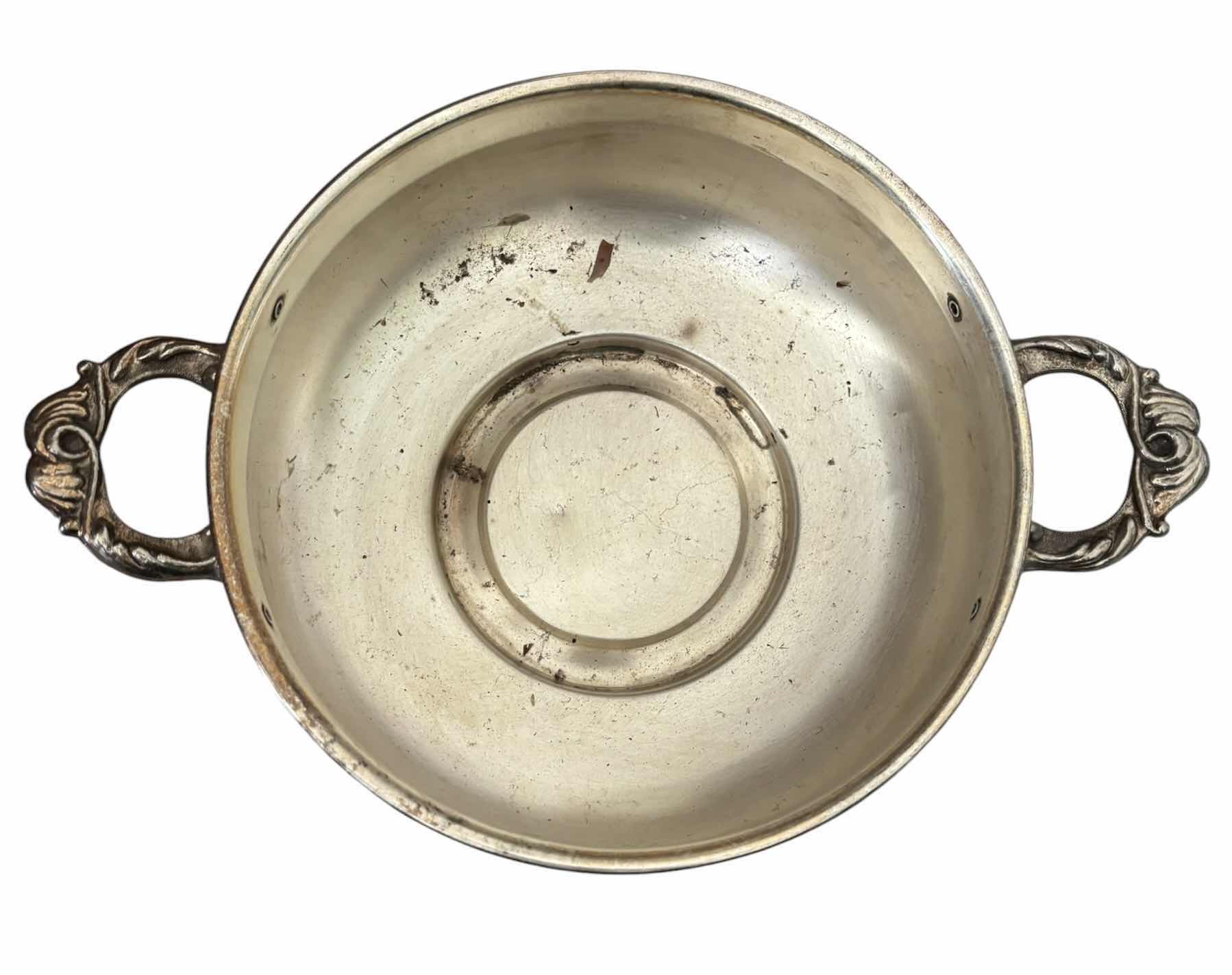 Photo 1 of VINTAGE SILVER PLATED CASSEROLE DISH WITH LID
