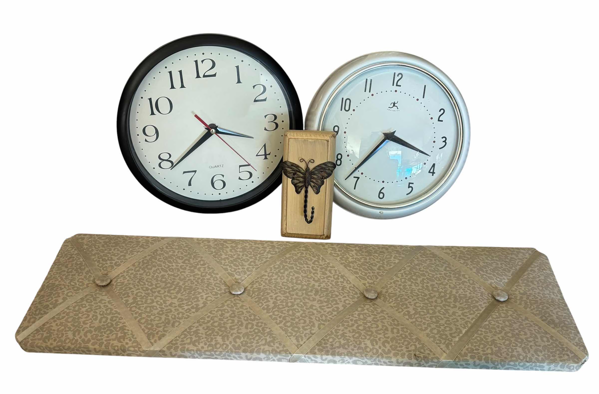 Photo 1 of WALL CLOCKS (2) & HOME DECOR