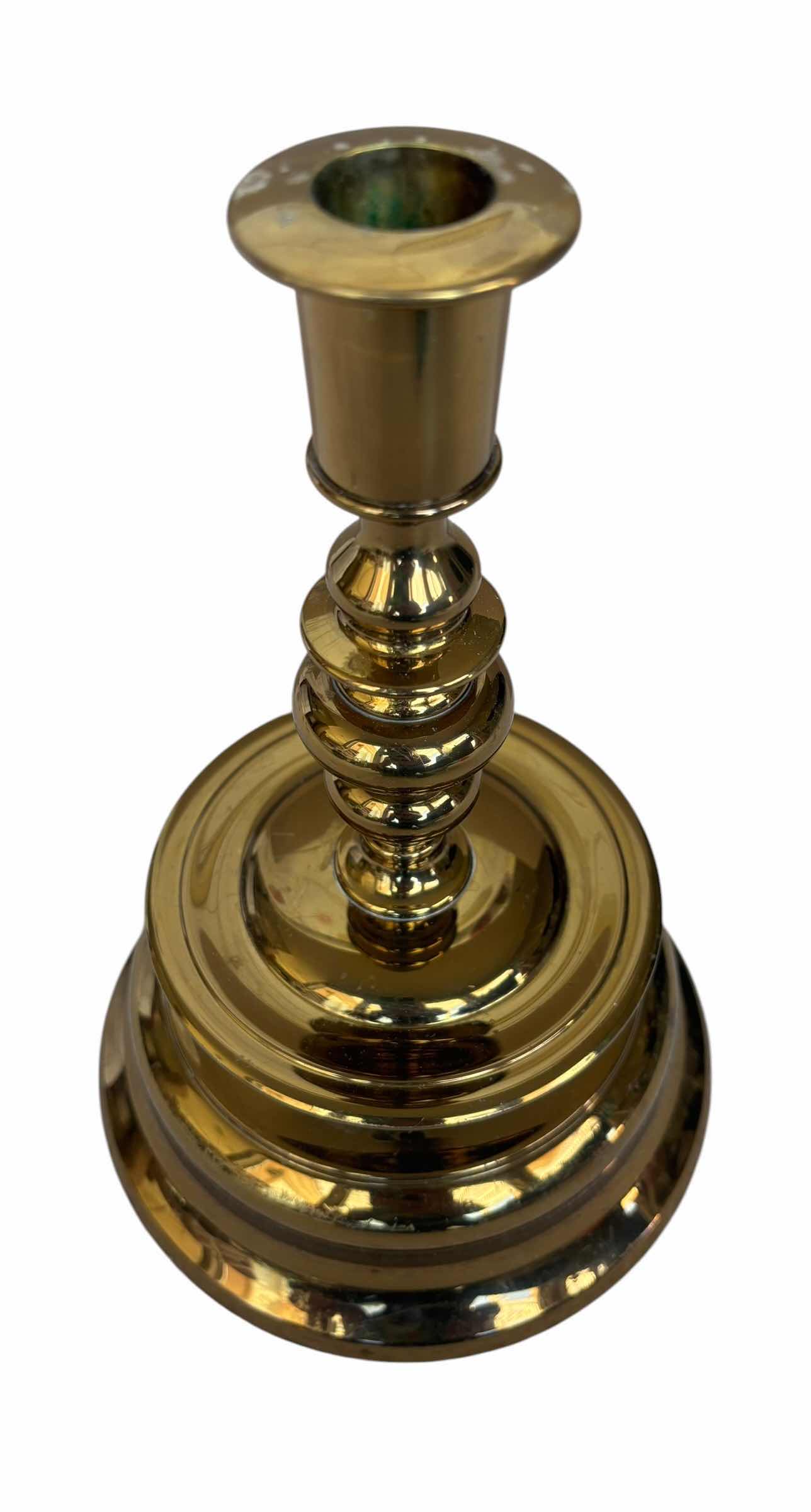 Photo 1 of GORHAM BRASS CANDLE HOLDER H9”