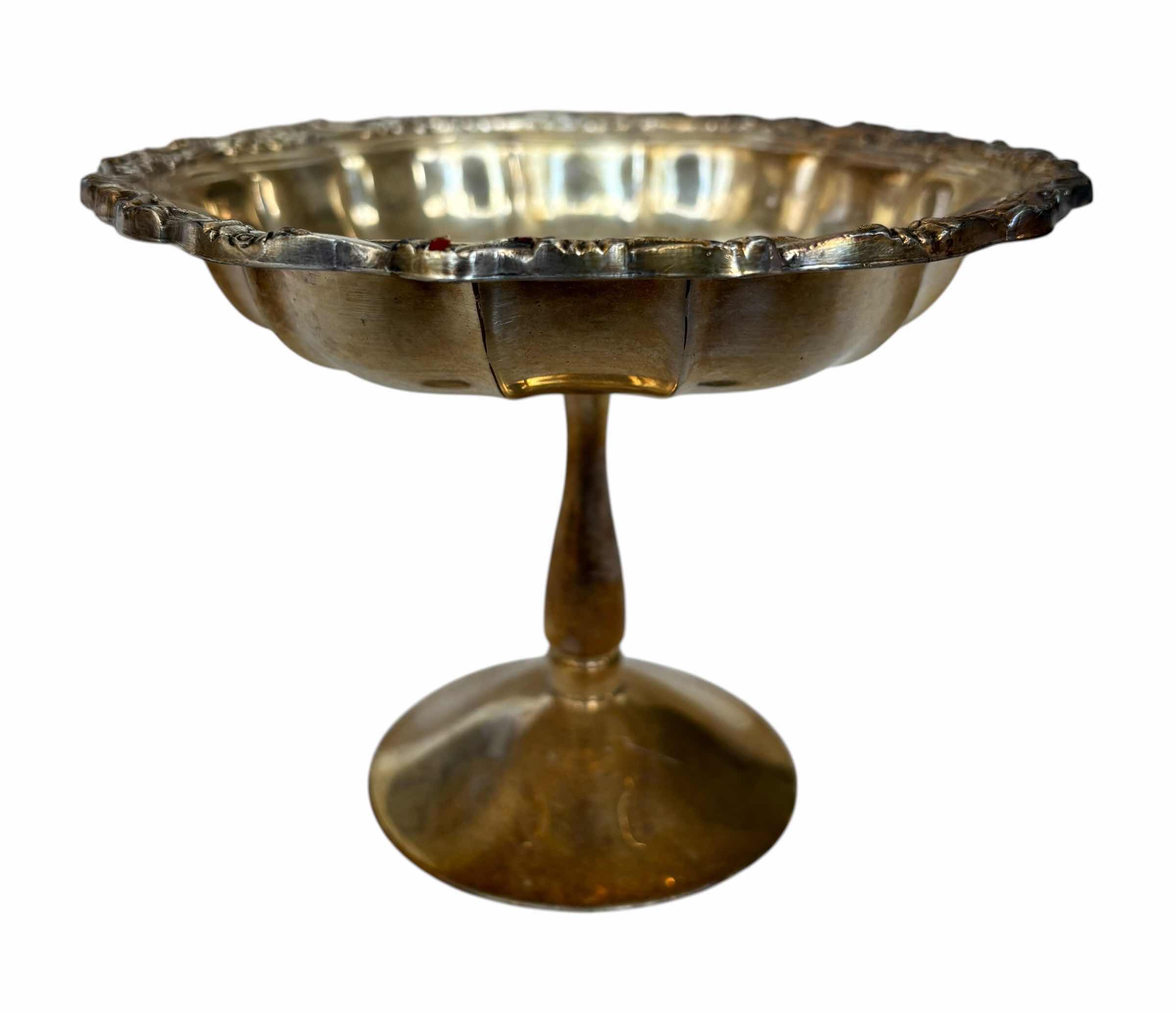 Photo 1 of VINTAGE SILVERPLATED COMPOTE BOWL H5”