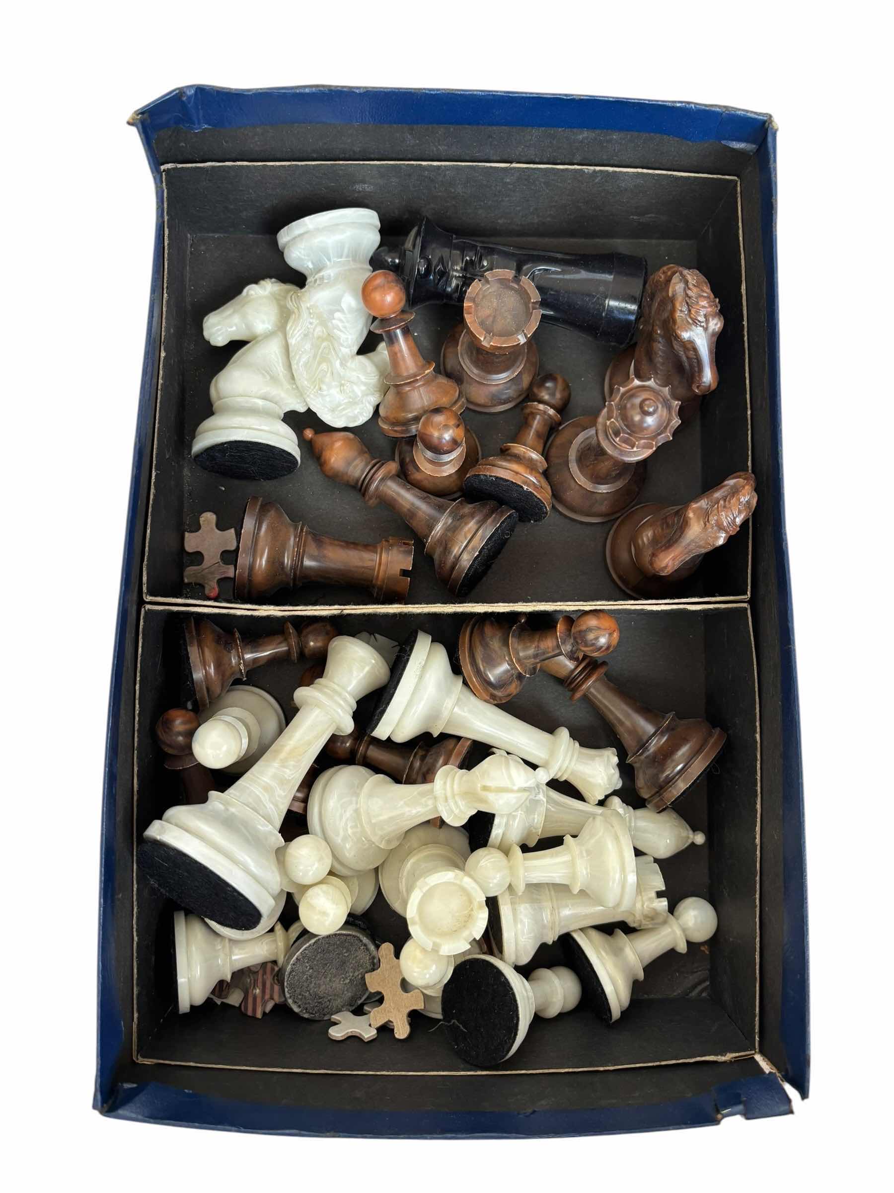 Photo 1 of BACKGAMMON, DELUXE SCRABBLE GAME & CHESS PIECES