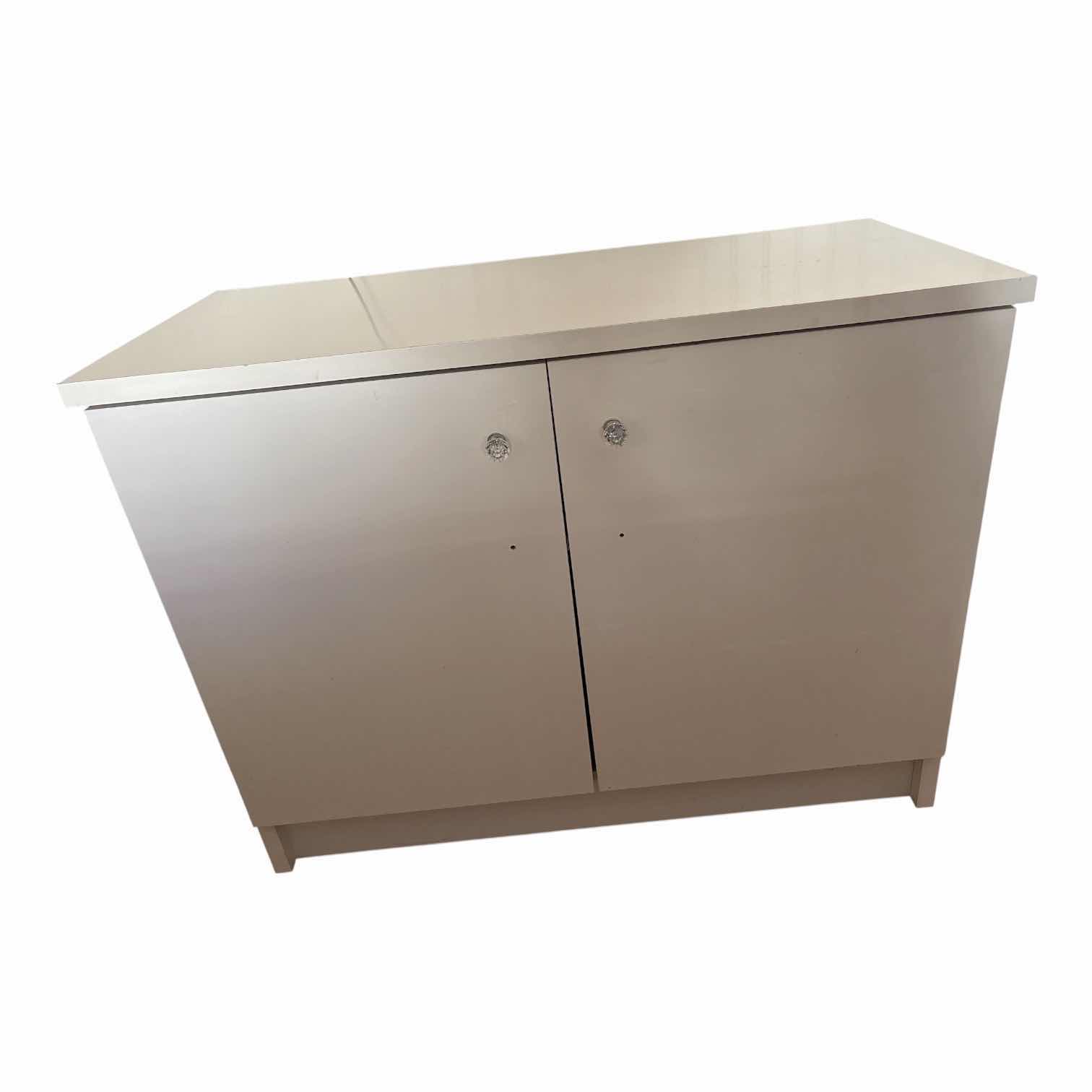 Photo 1 of LIGHT GREY SIDE STORAGE CABINET 38”X18”H29”