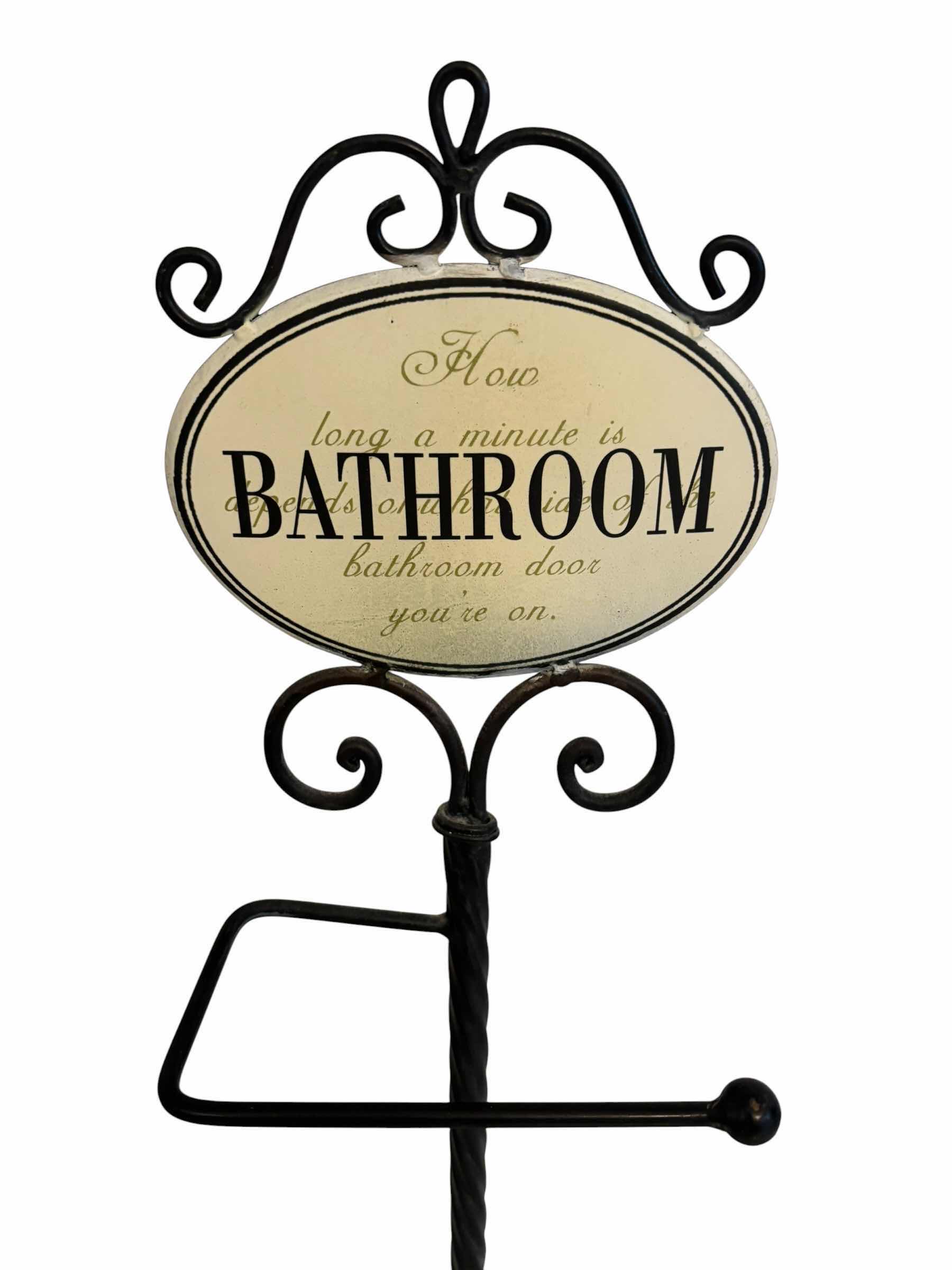 Photo 1 of TOILET PAPER HOLDER STAND H30”