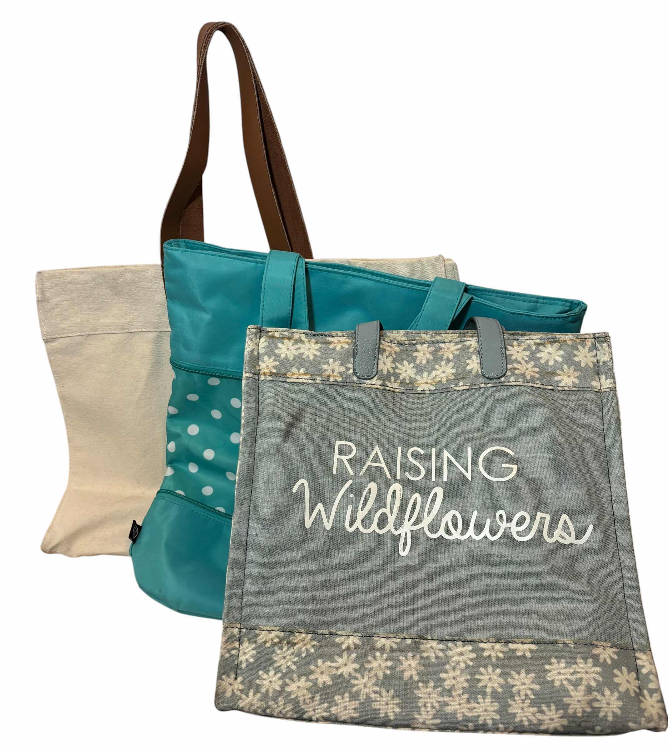 Photo 1 of DIFFERENT SIZED TOTES (3)