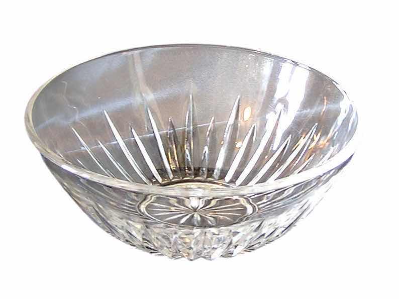 Photo 1 of (3)PCS PRINCESS HOUSE LEAD CRYSTAL DESSERT BOWL H2.5” $54