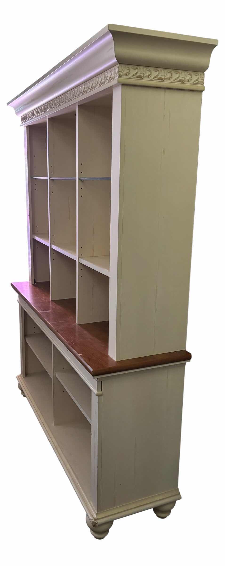 Photo 1 of CHRISTOPHER LOWELL SHORE HUTCH BOOKCASE 54” X 72”H