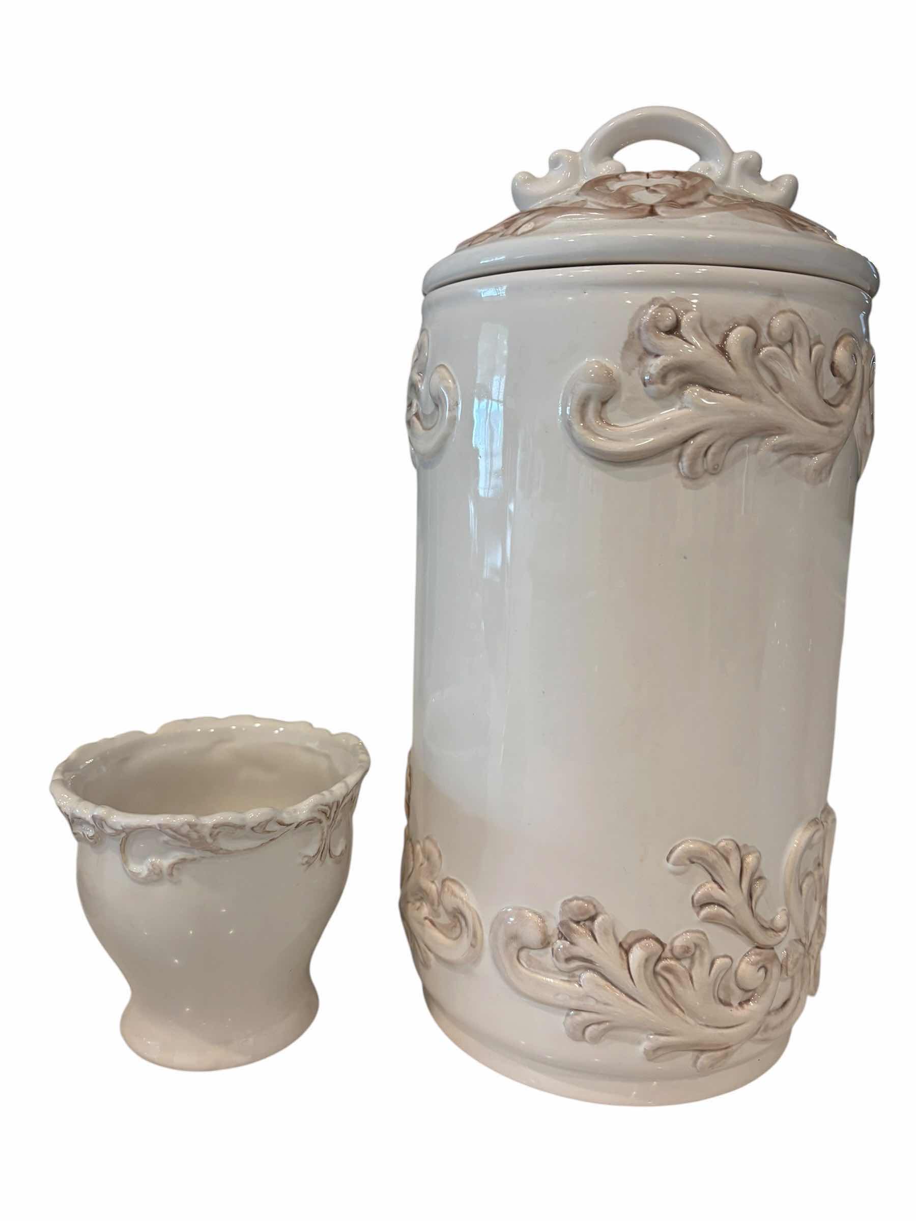 Photo 1 of COLLECTION OF JARS (5) (TALLEST H13”)