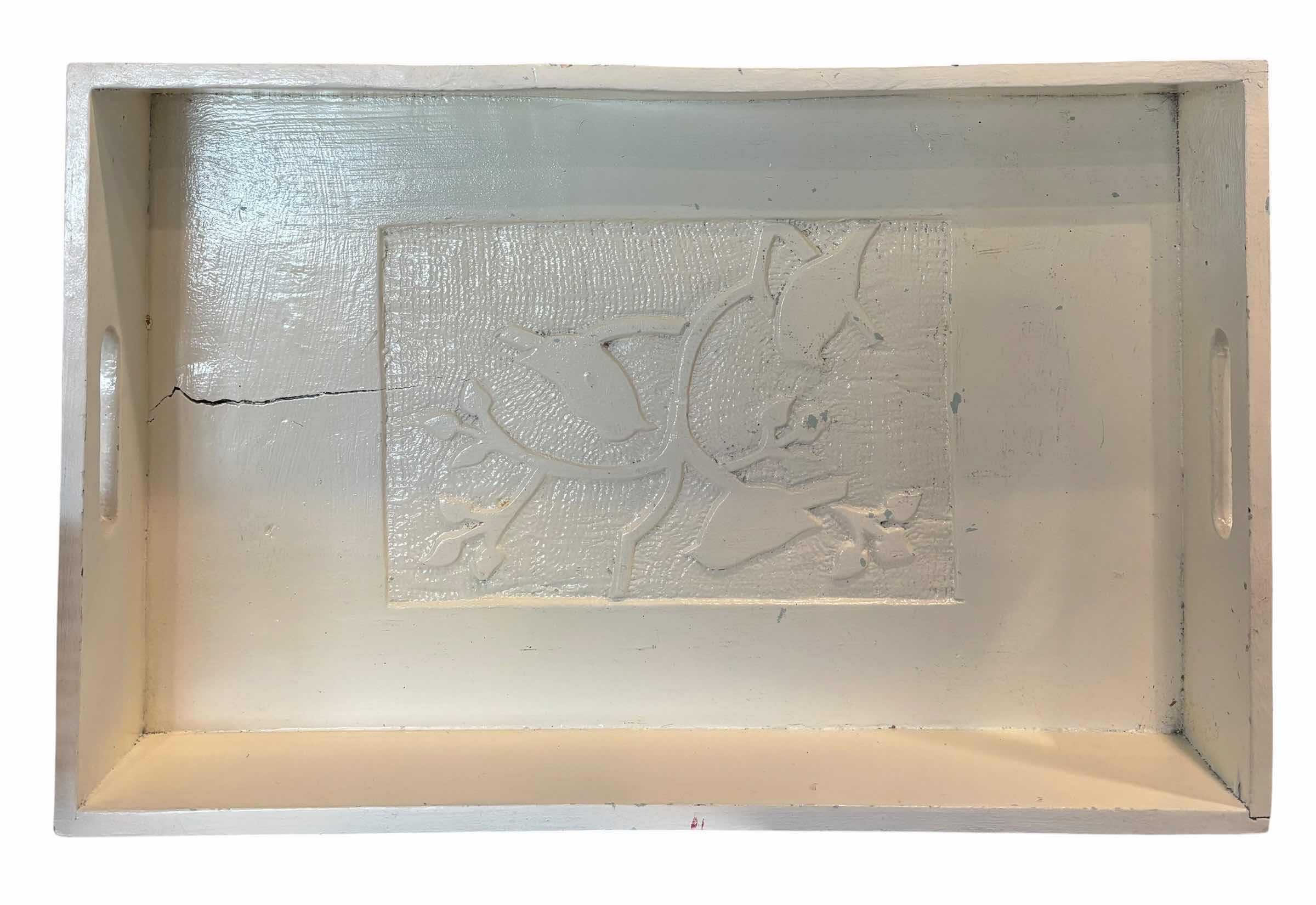 Photo 1 of SERVING TRAY WITH GLASSWARE (TALLEST H8.5” x 9”D)