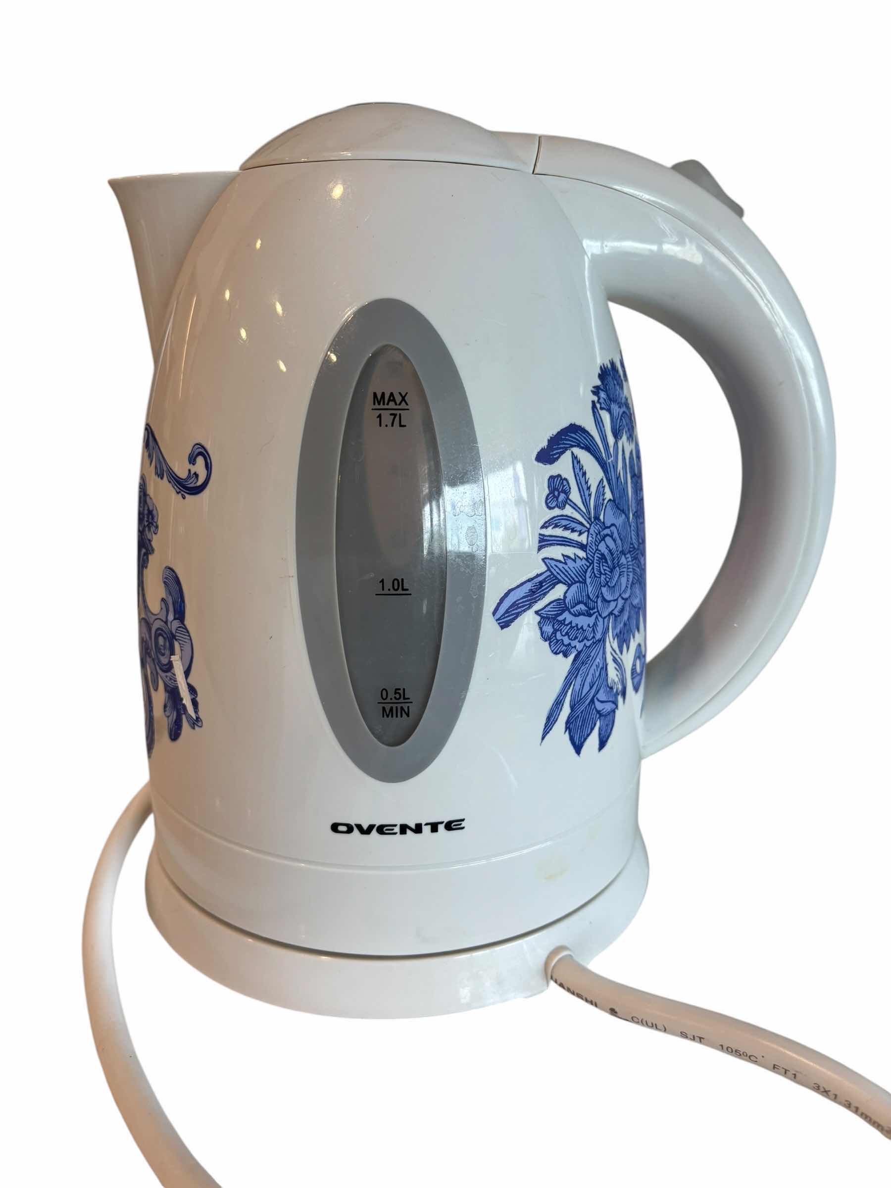 Photo 1 of OVENTE 1.7 LITER ELECTRIC KETTLE $90