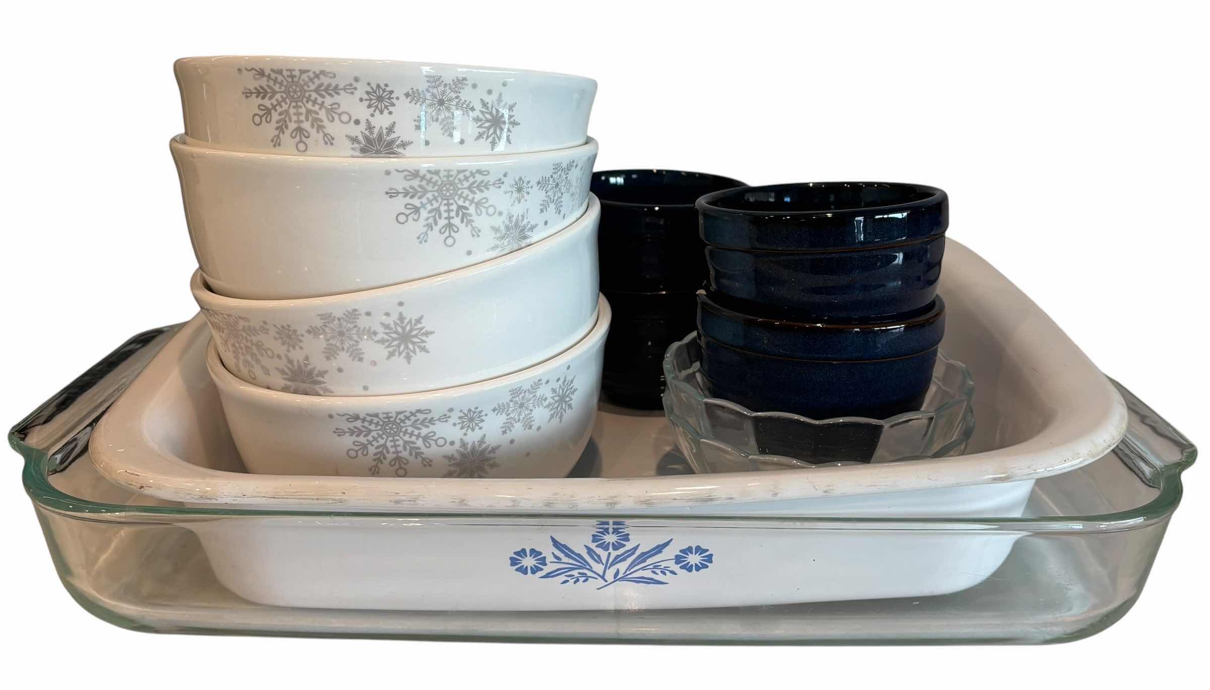 Photo 1 of CASSEROLE DISHES (2) & KITCHEN BOWLS (10)