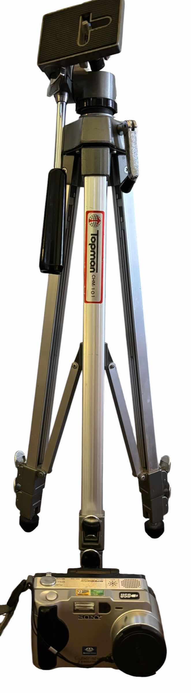 Photo 1 of SONY CAMERA & TRIPOD