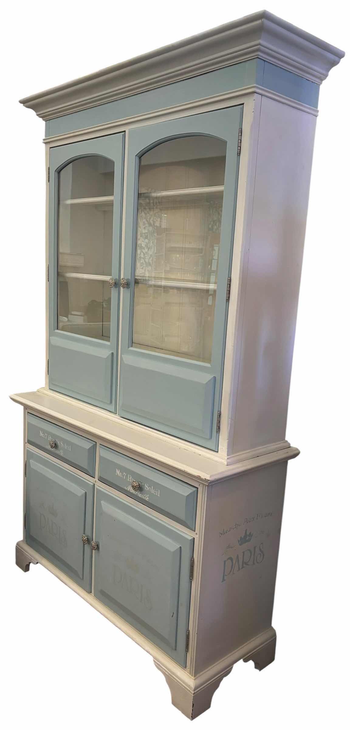 Photo 1 of 2-PIECE HUTCH 18” X 48” X 80”H