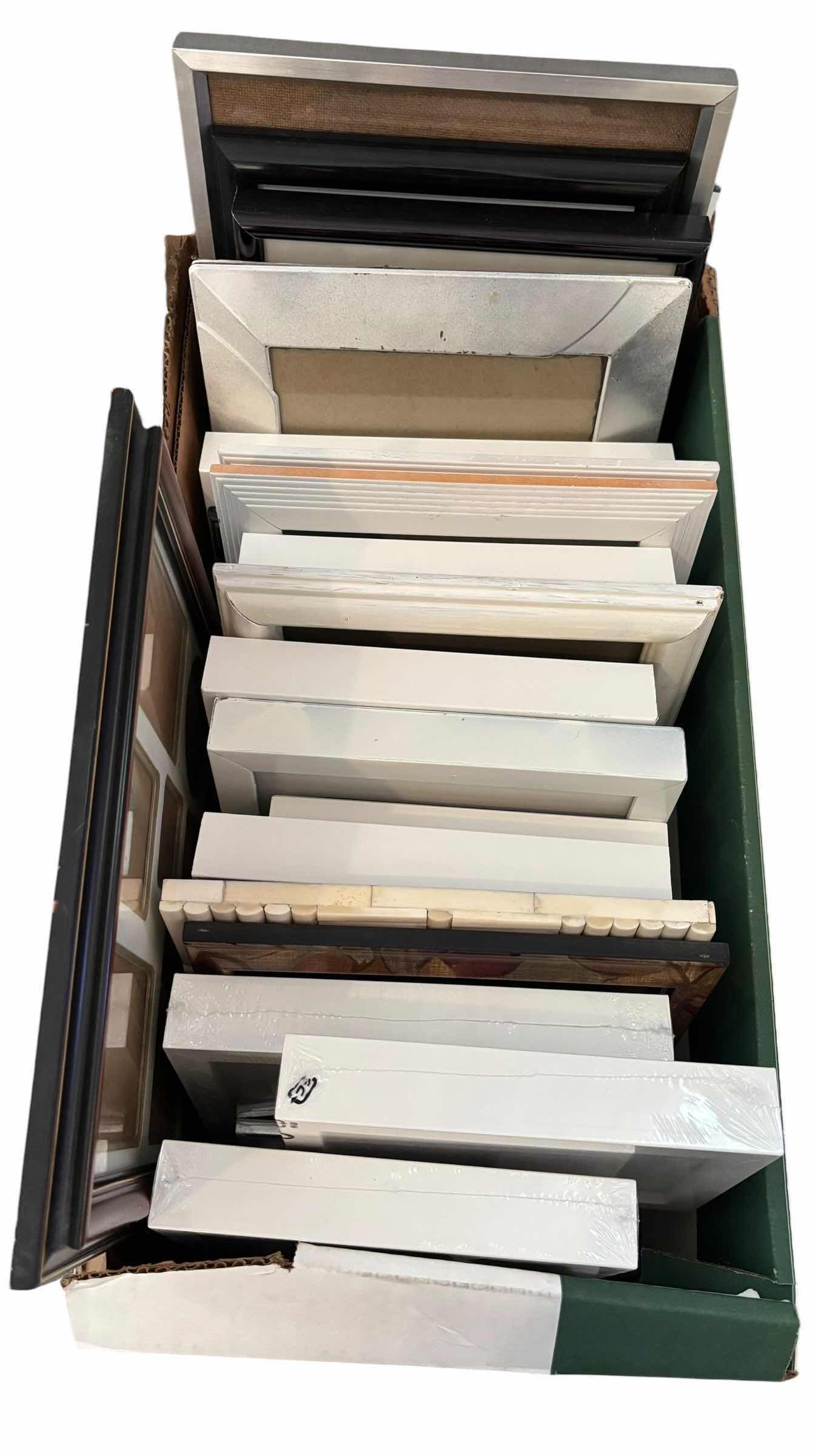 Photo 1 of BOX OF FRAMES IN VARIOUS SIZES