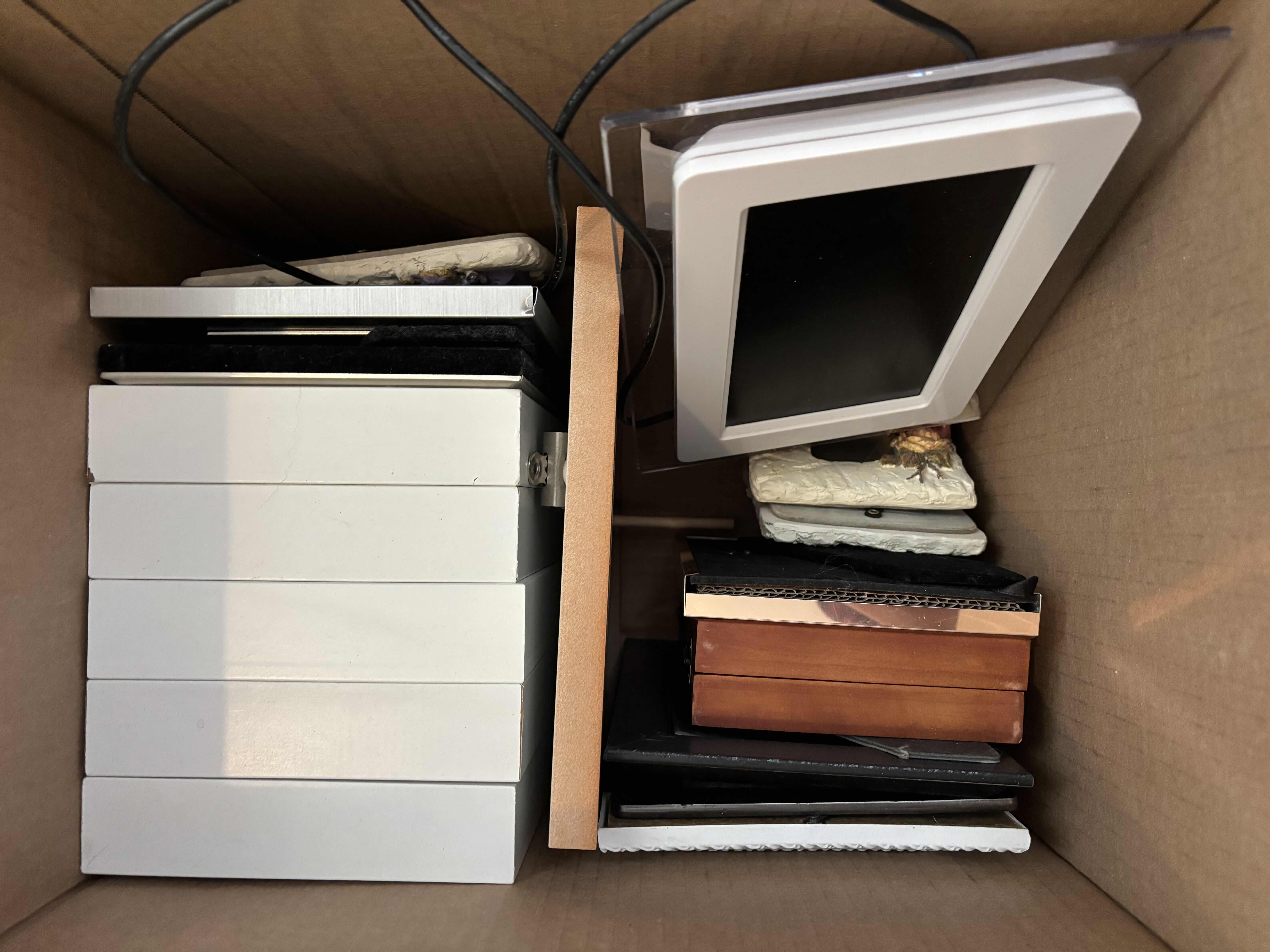 Photo 1 of BOX OF FRAMES OF VARIOUS SIZES