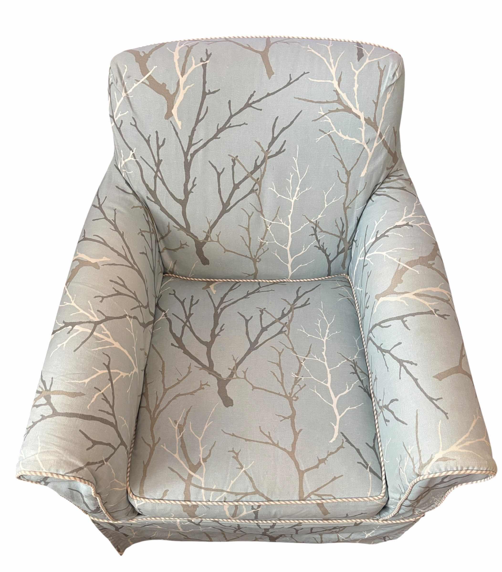 Photo 1 of ARMCHAIR & MATCHING OTTOMAN