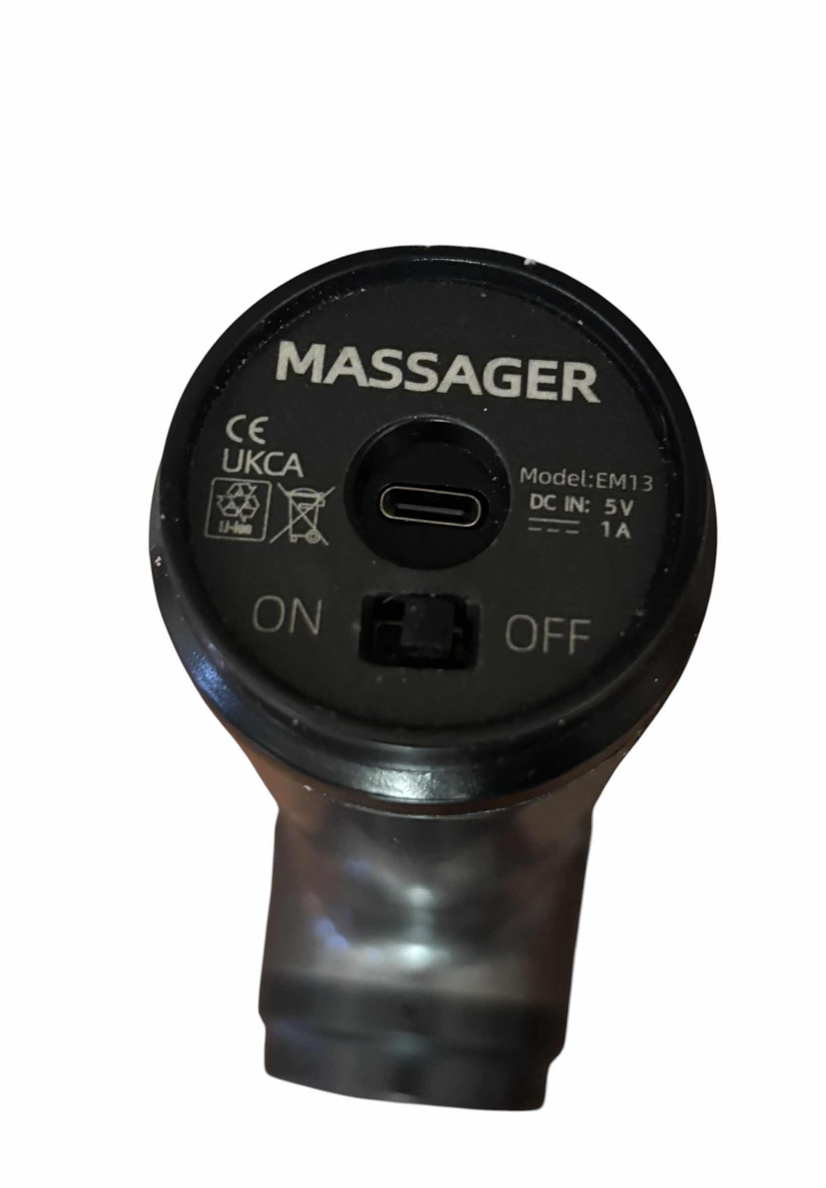 Photo 1 of HANDHELD MASSAGER, BOXING REFLEX BALL, 1LB HAND WEIGHTS & WORKOUT SIGN