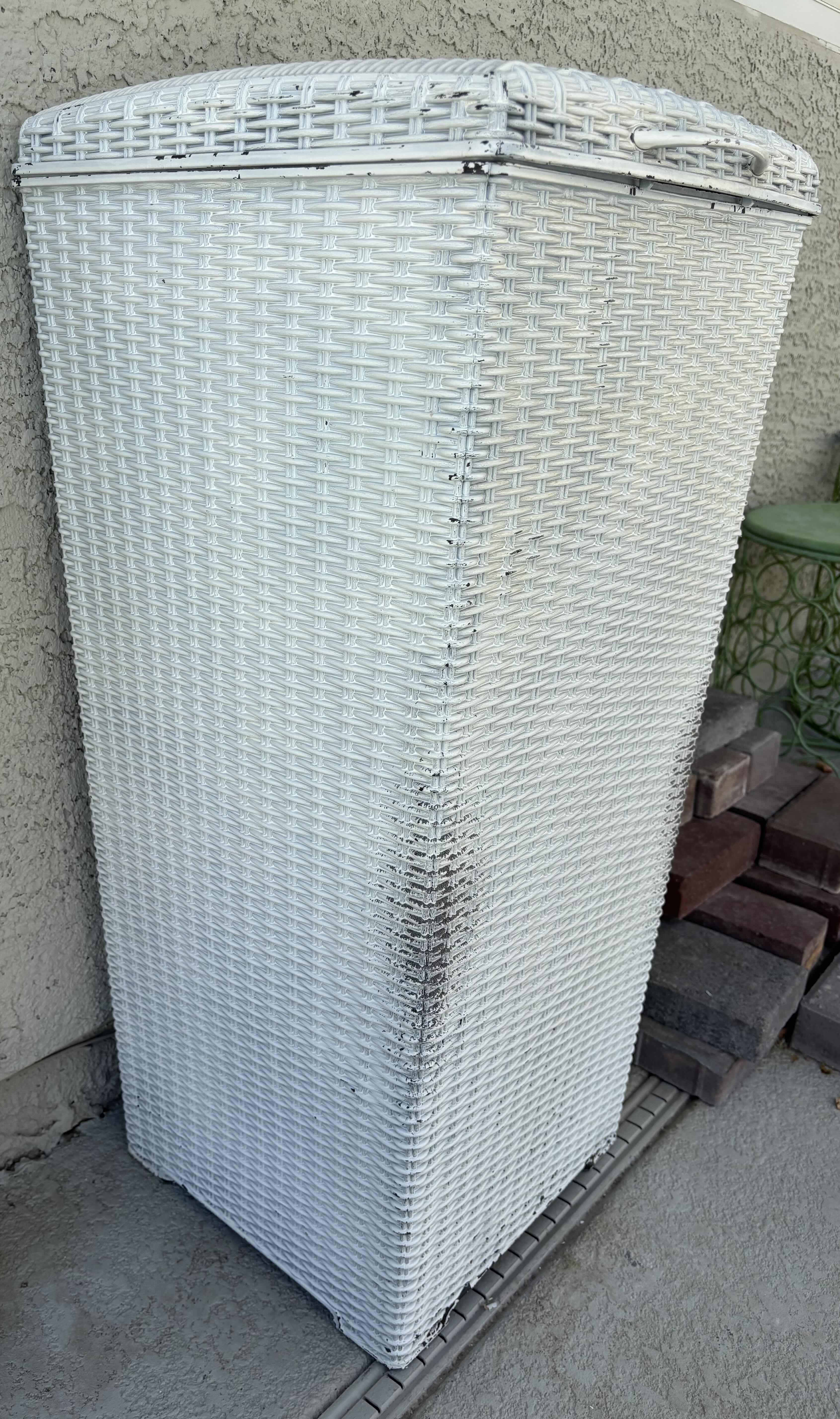 Photo 1 of TALL OUTDOOR TRASH CAN H33”