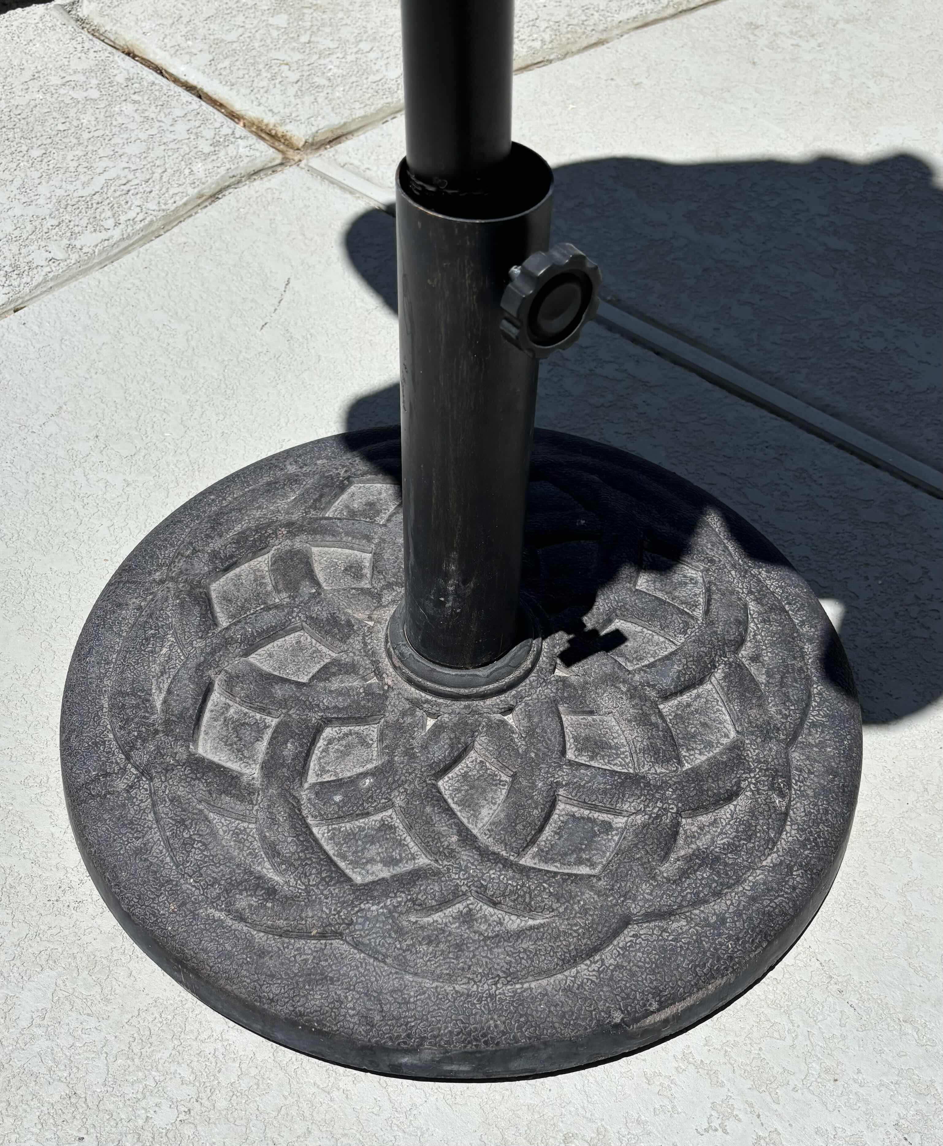 Photo 1 of PATIO UMBRELLA WITH BASE