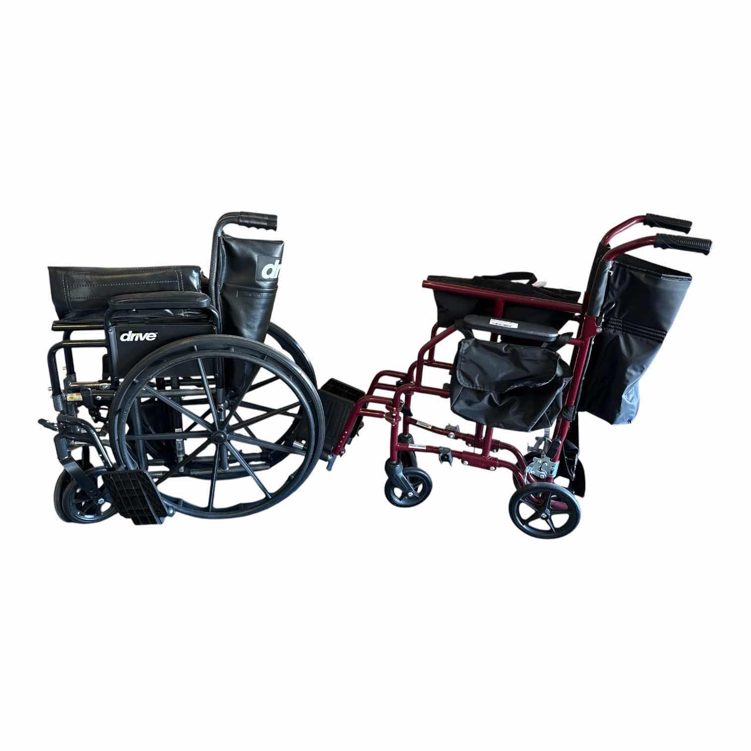 Photo 1 of (2)PCS FOLDABLE WHEELCHAIR