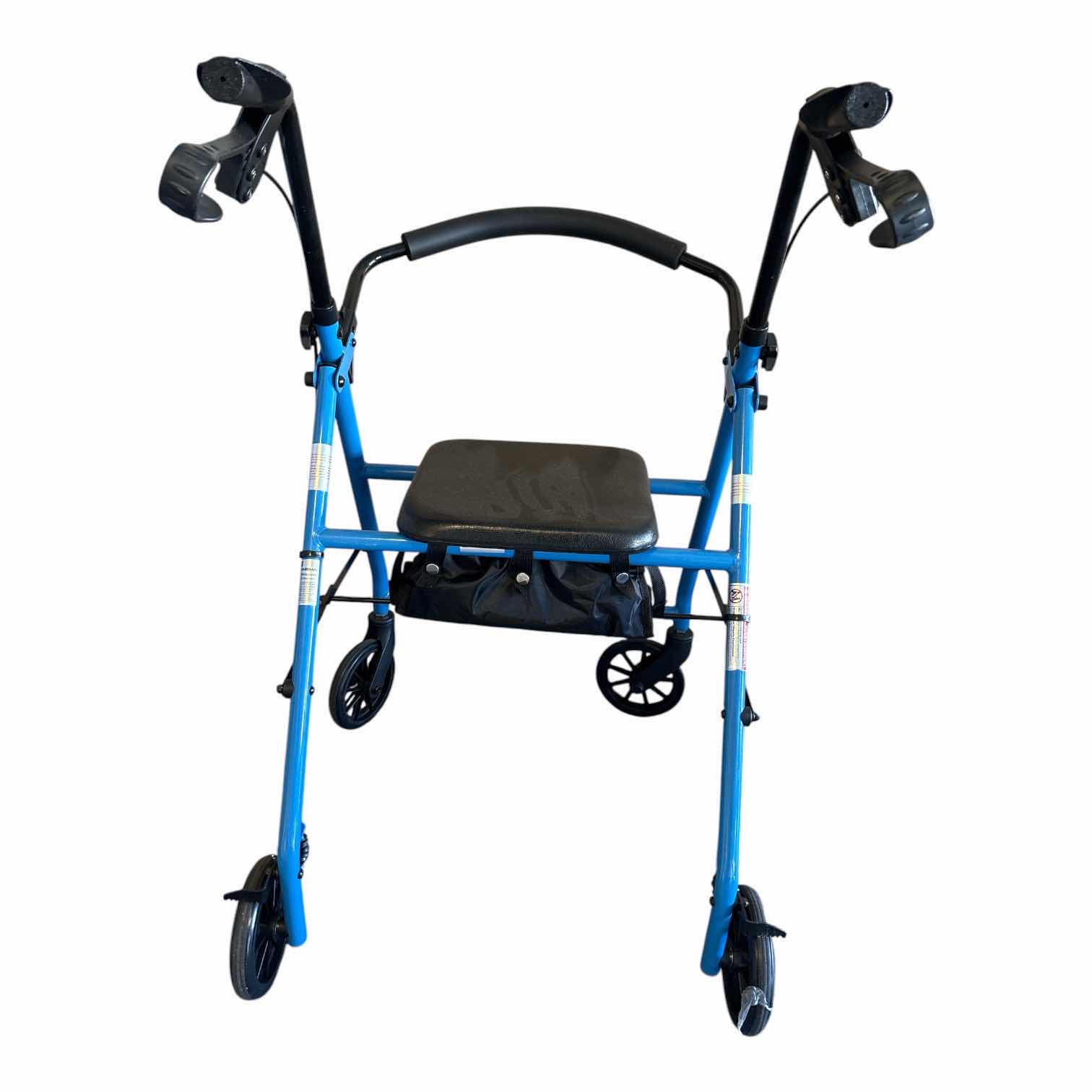 Photo 1 of (2) PORTABLE FOLDABLE HEIGHT ADJUSTABLE WALKERS