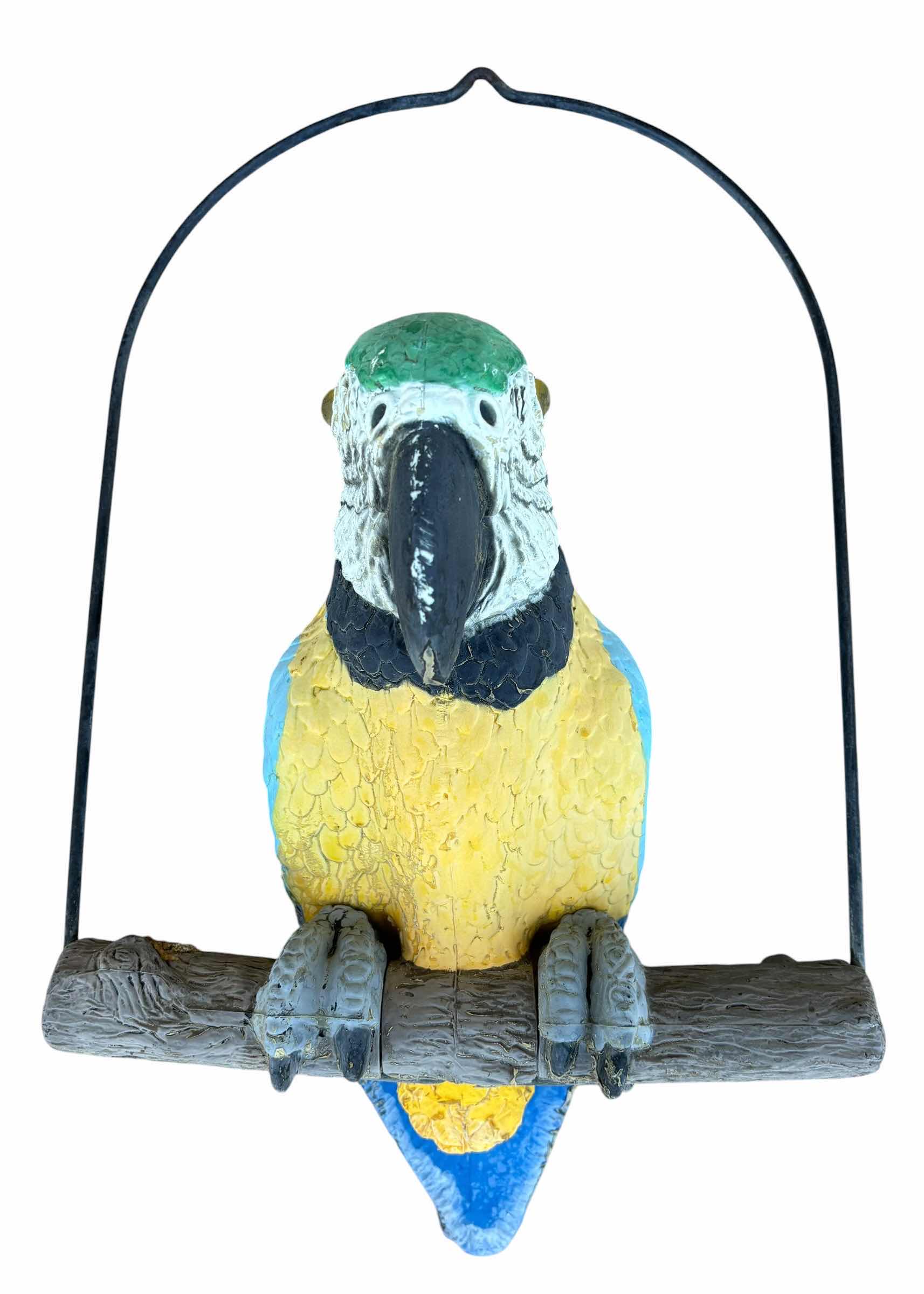 Photo 1 of PLASTIC OUTDOOR HANGING PARROT