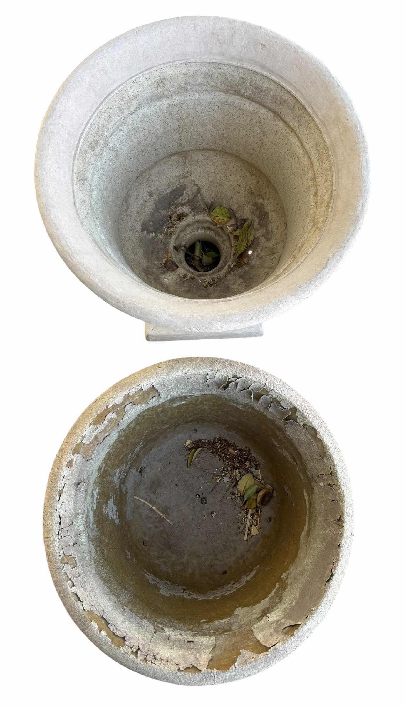 Photo 1 of DECORATIVE PLANTERS (2) (TALLEST H22”)