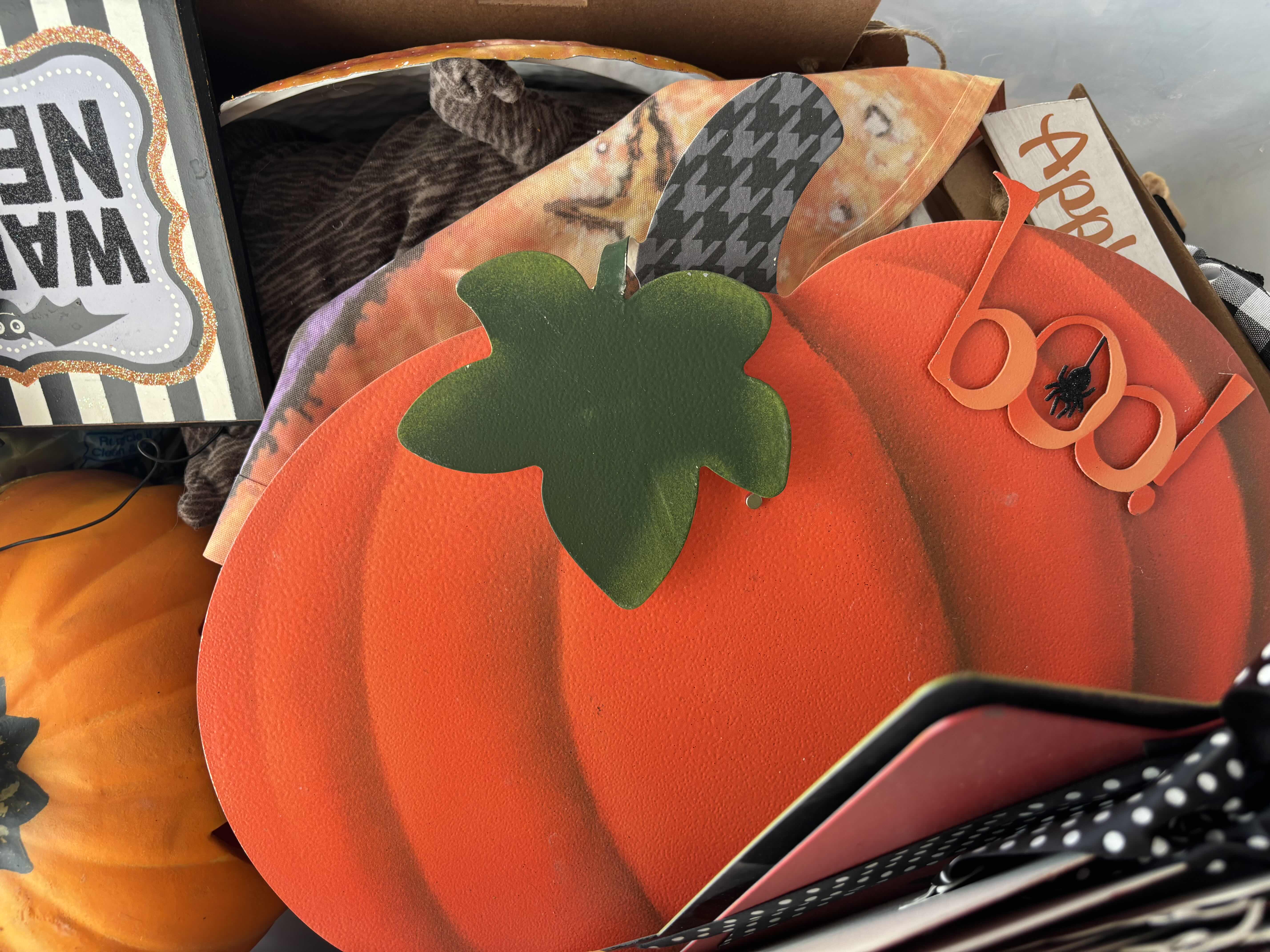 Photo 1 of CONTAINER OF HALLOWEEN DECOR