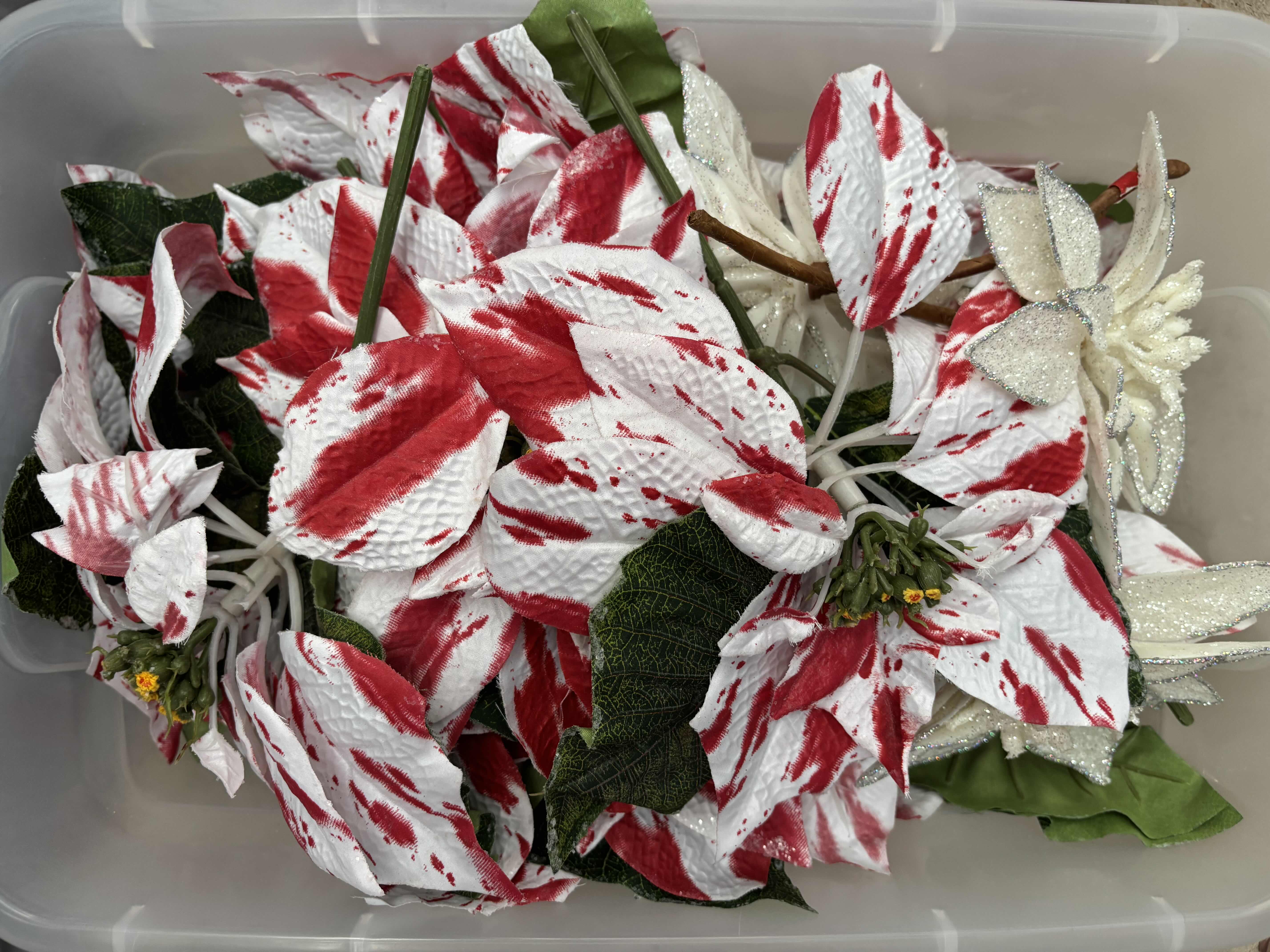 Photo 1 of SMALLER CONTAINERS (6) OF CHRISTMAS DECOR
