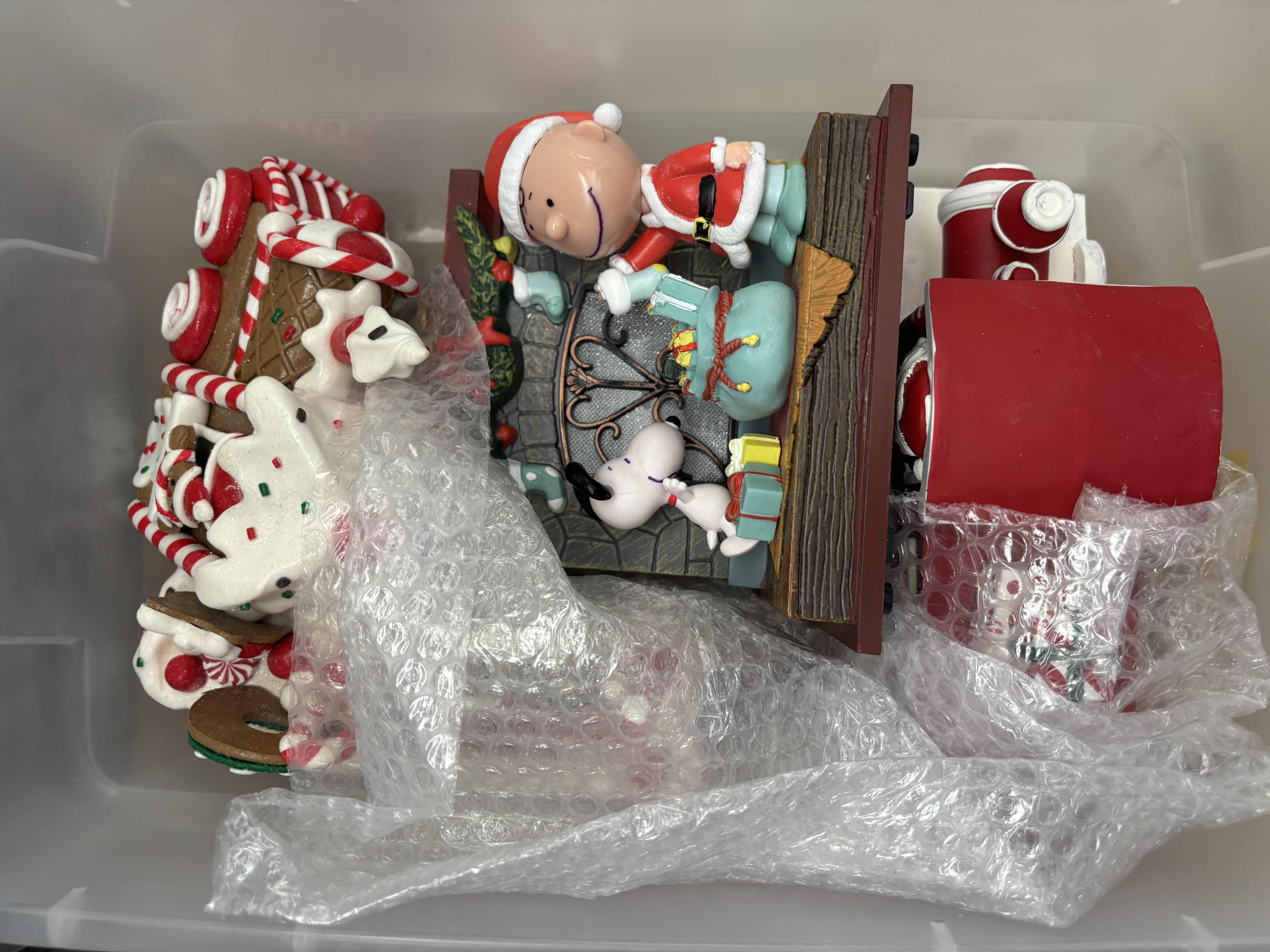 Photo 1 of SMALLER CONTAINERS (6) OF CHRISTMAS DECOR
