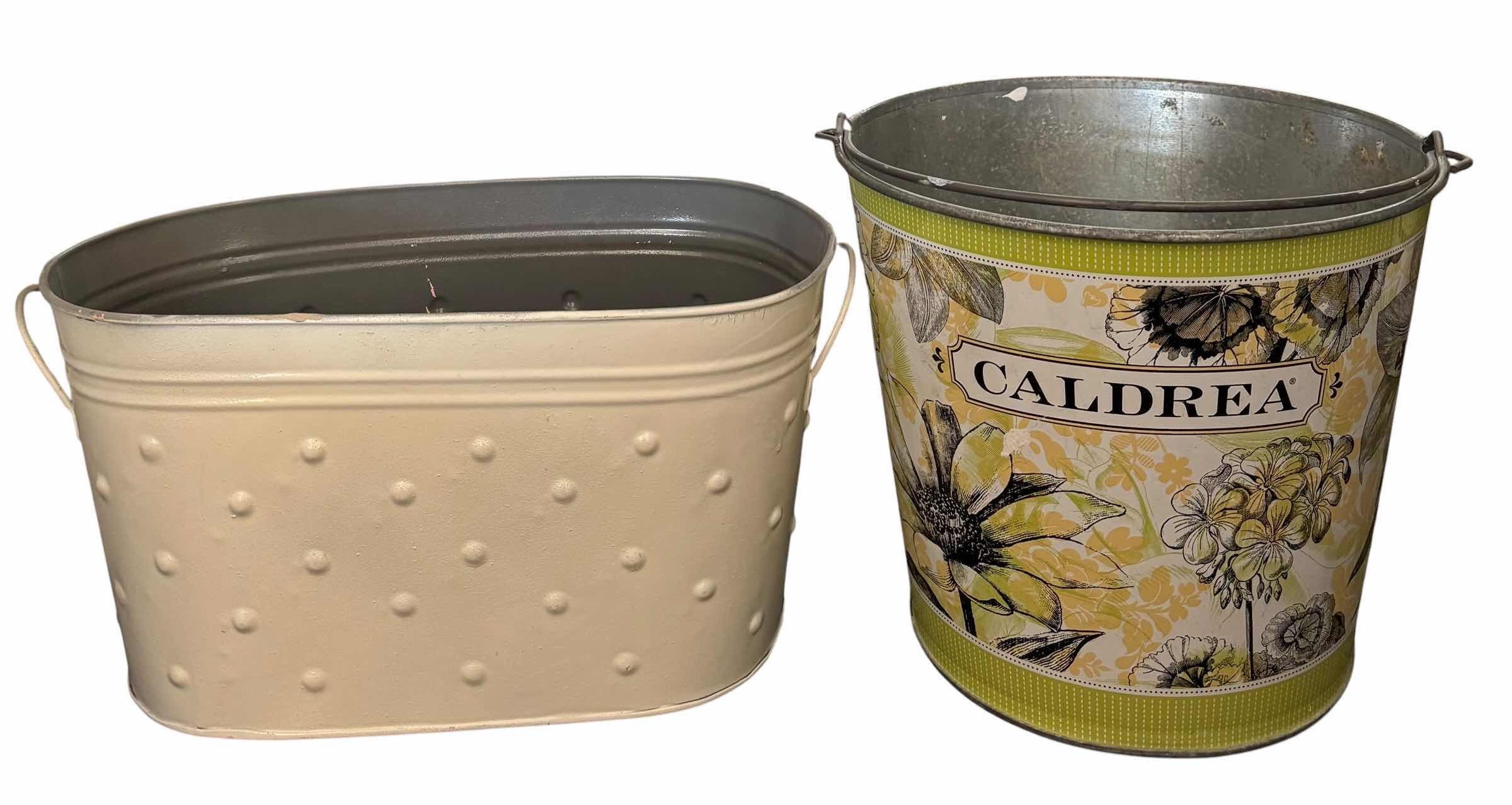 Photo 1 of METAL BUCKETS (4) (TALLEST H9”)
