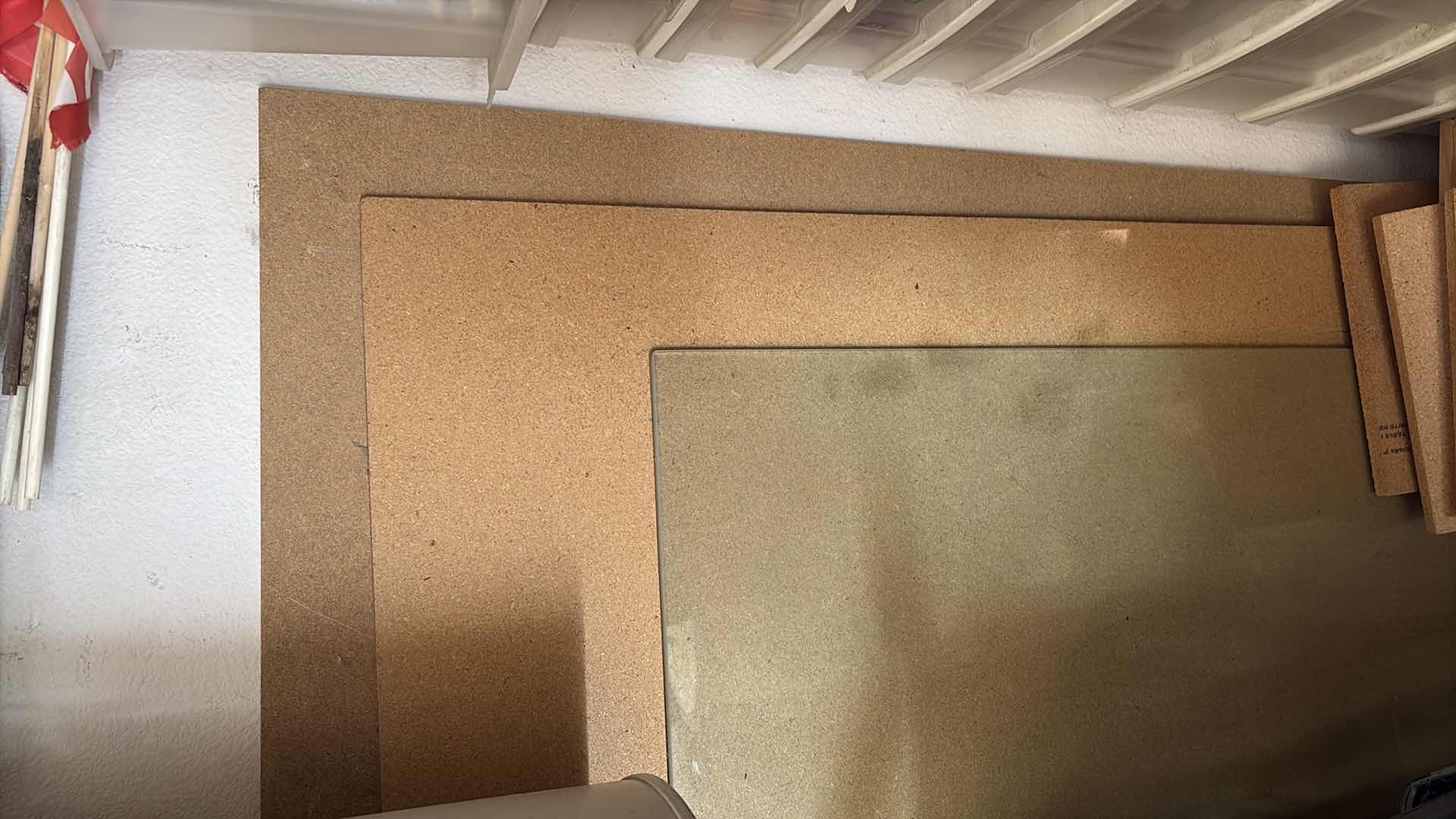 Photo 1 of (17)PCS ADHESIVE CORK BOARD TILES LARGEST 50”X24”