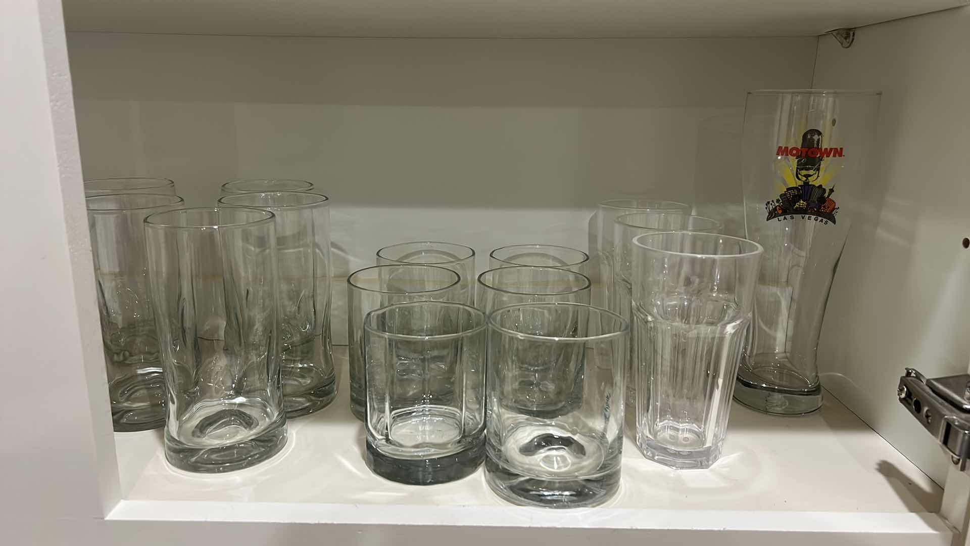 Photo 1 of CONTENTS OF KITCHEN CABINET , GLASSWARE, STEMWARE, AND MORE