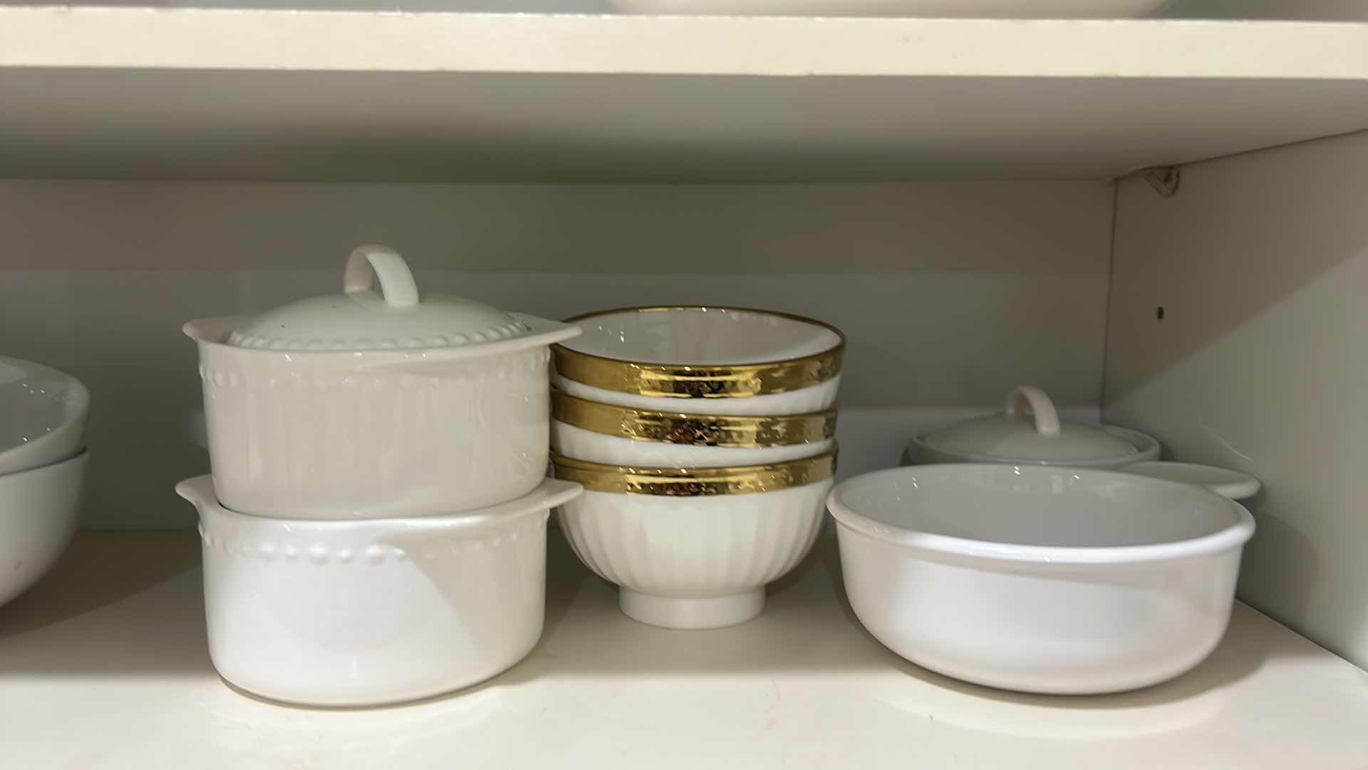 Photo 1 of CONTENTS IN KITCHEN CABINET COFFEE MUGS , BOWLS, PLATES AND MORE