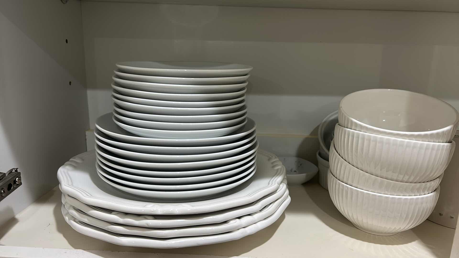 Photo 1 of CONTENTS IN KITCHEN CABINET COFFEE MUGS , BOWLS, PLATES AND MORE