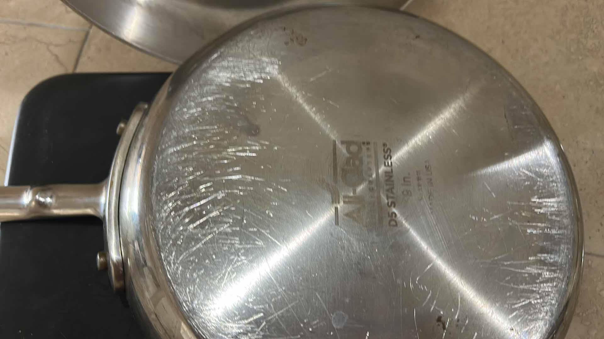 Photo 1 of THREE ALL CLAD SKILLETS AND ONE WOLFGANG PUCK
