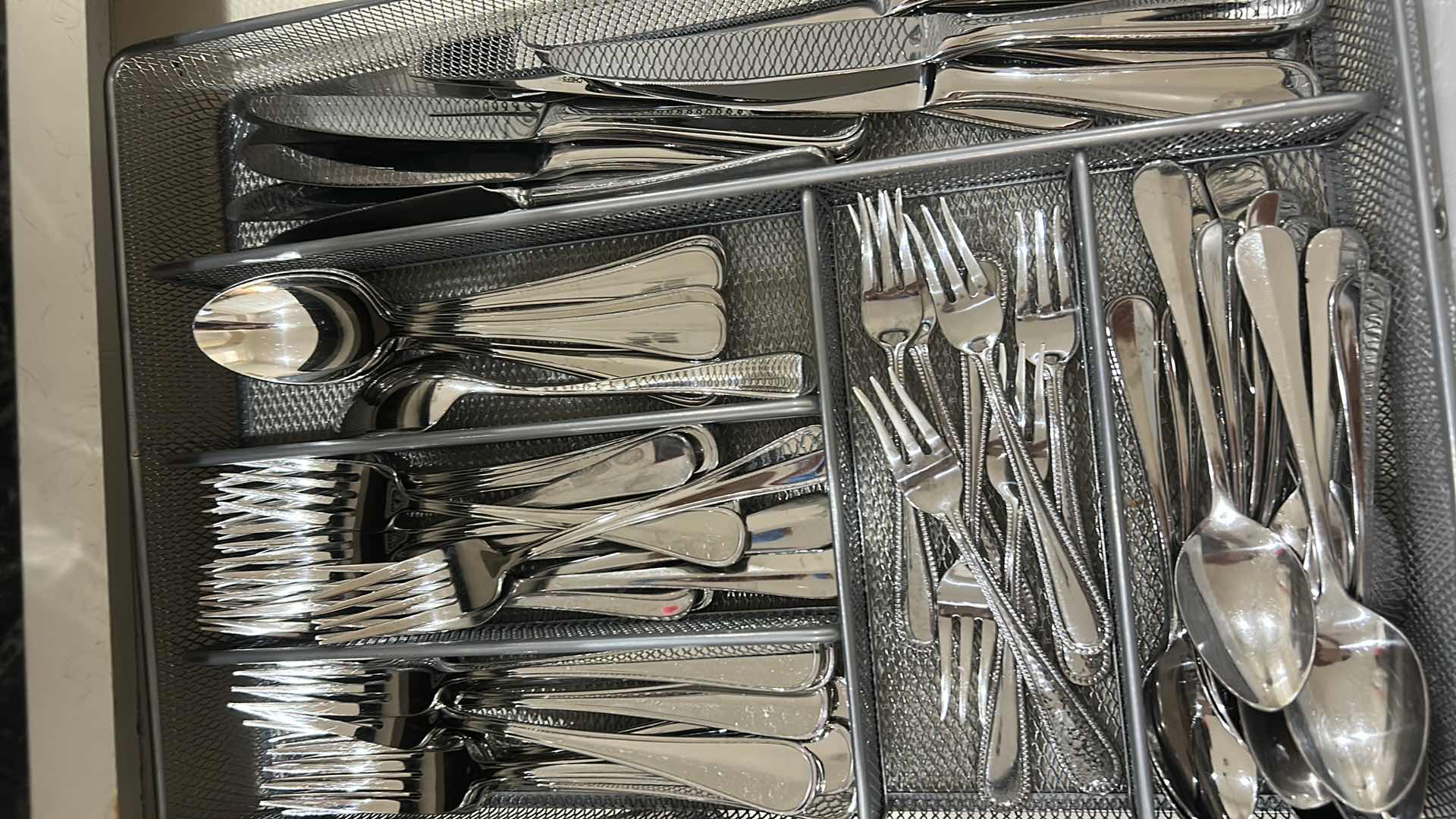 Photo 1 of TWO DRAWERS FULL OF KITCHEN, UTENSILS, SILVERWARE, KNIVES, AND MORE