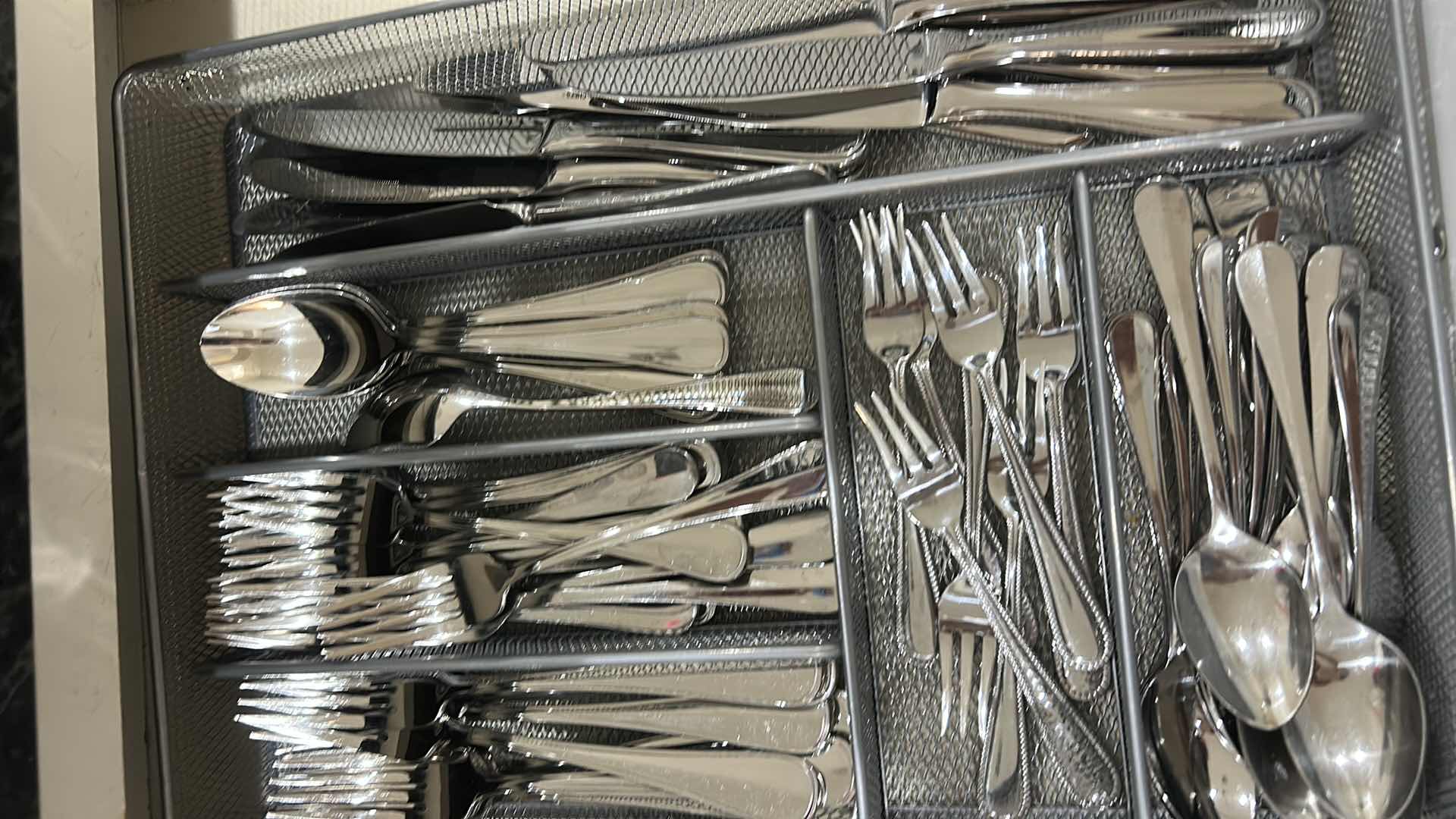 Photo 1 of TWO DRAWERS FULL OF KITCHEN, UTENSILS, SILVERWARE, KNIVES, AND MORE
