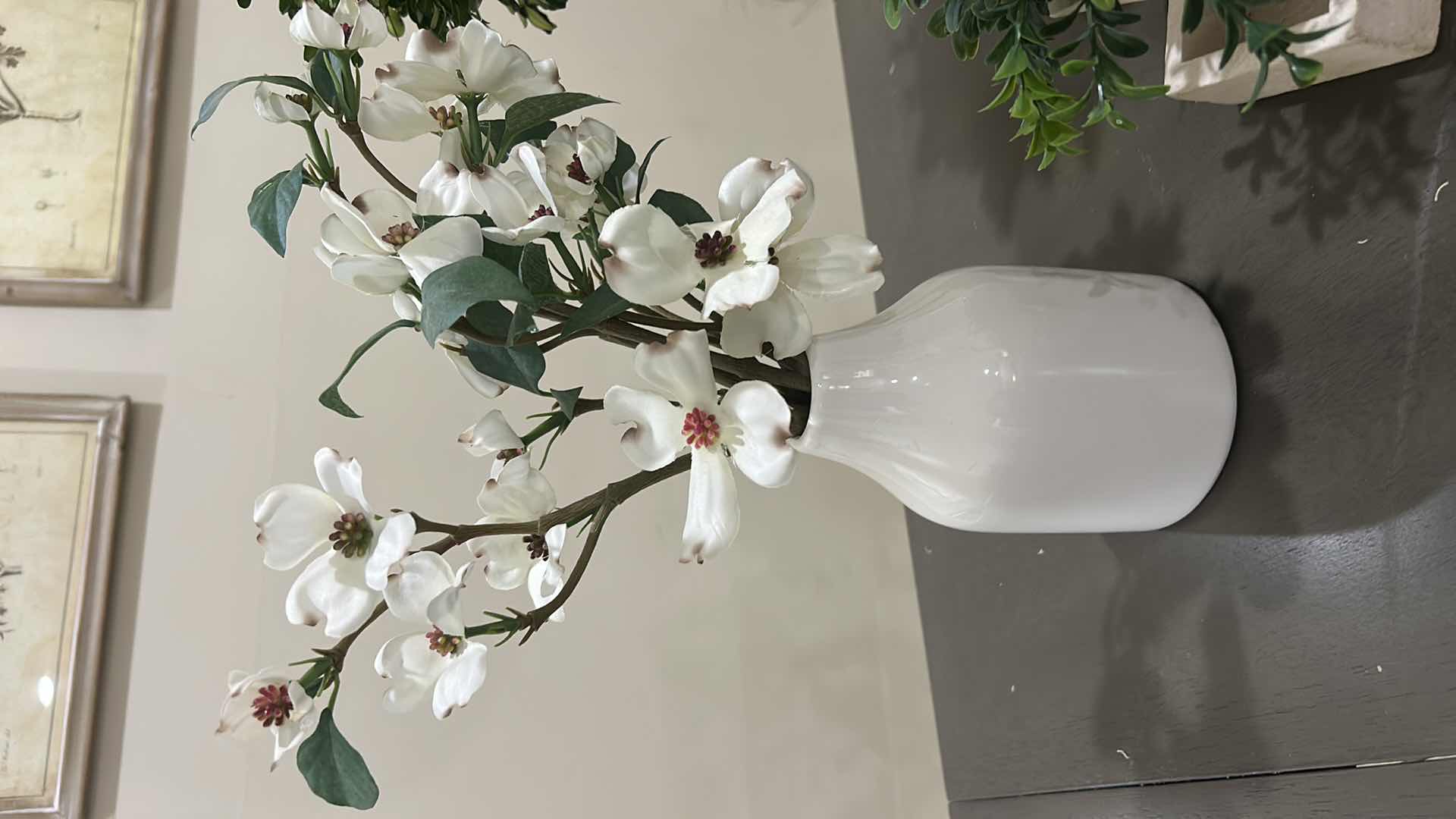 Photo 1 of 3 PC HOME DECOR- FLORAL AND GREENERY ARRANGEMENTS (TALLEST 17”)