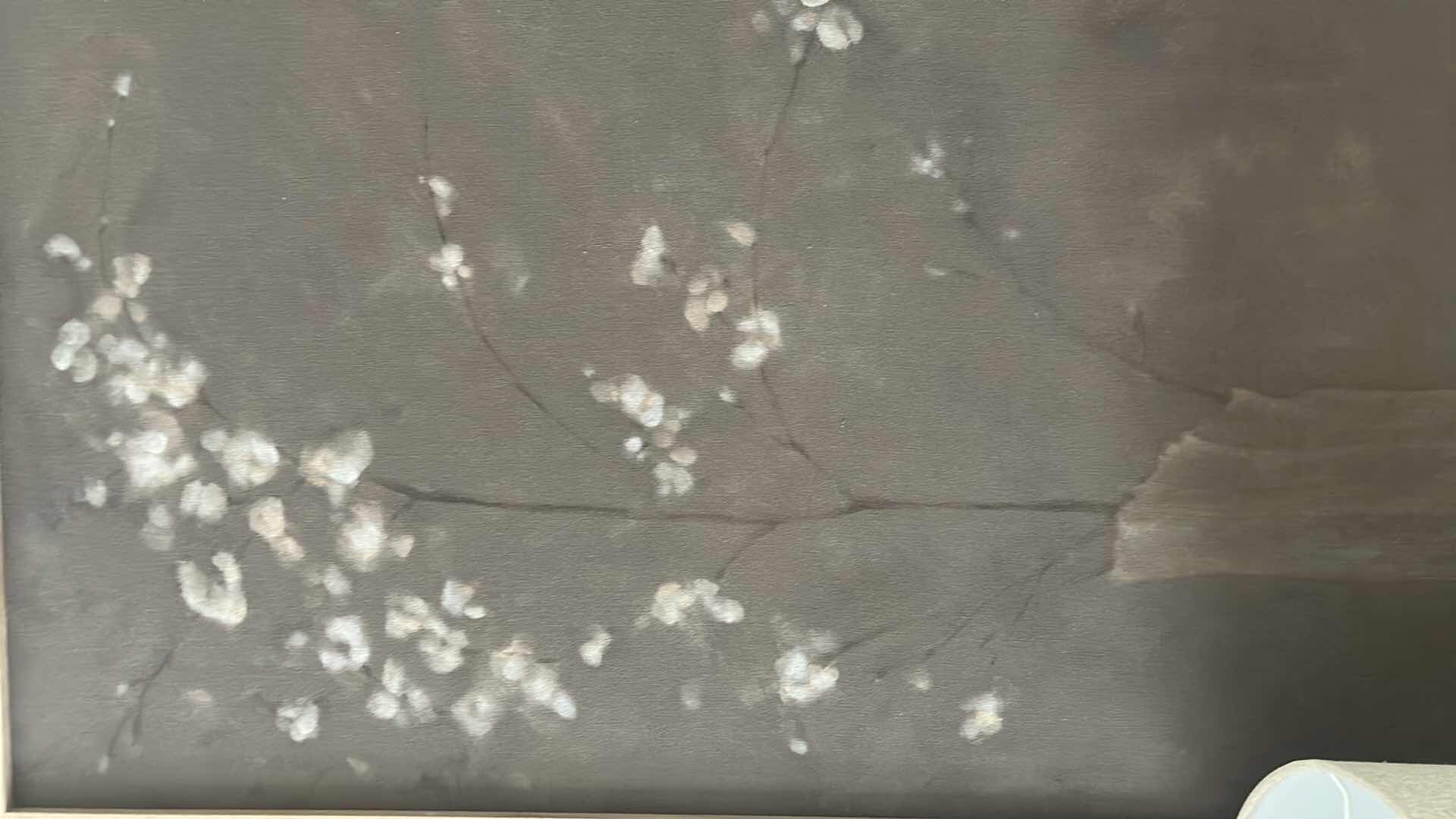 Photo 1 of "SAKURA" BY JESS ENGLE SET IN RUSTIC WALNUT FRAME 30" X 39"