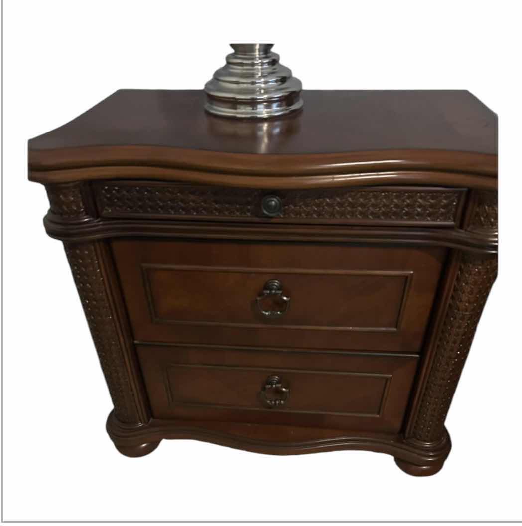 Photo 1 of COASTER GRAND ISLE NIGHTSTAND W DARK CHERRY FINISH 30" X 16" H 28" $250