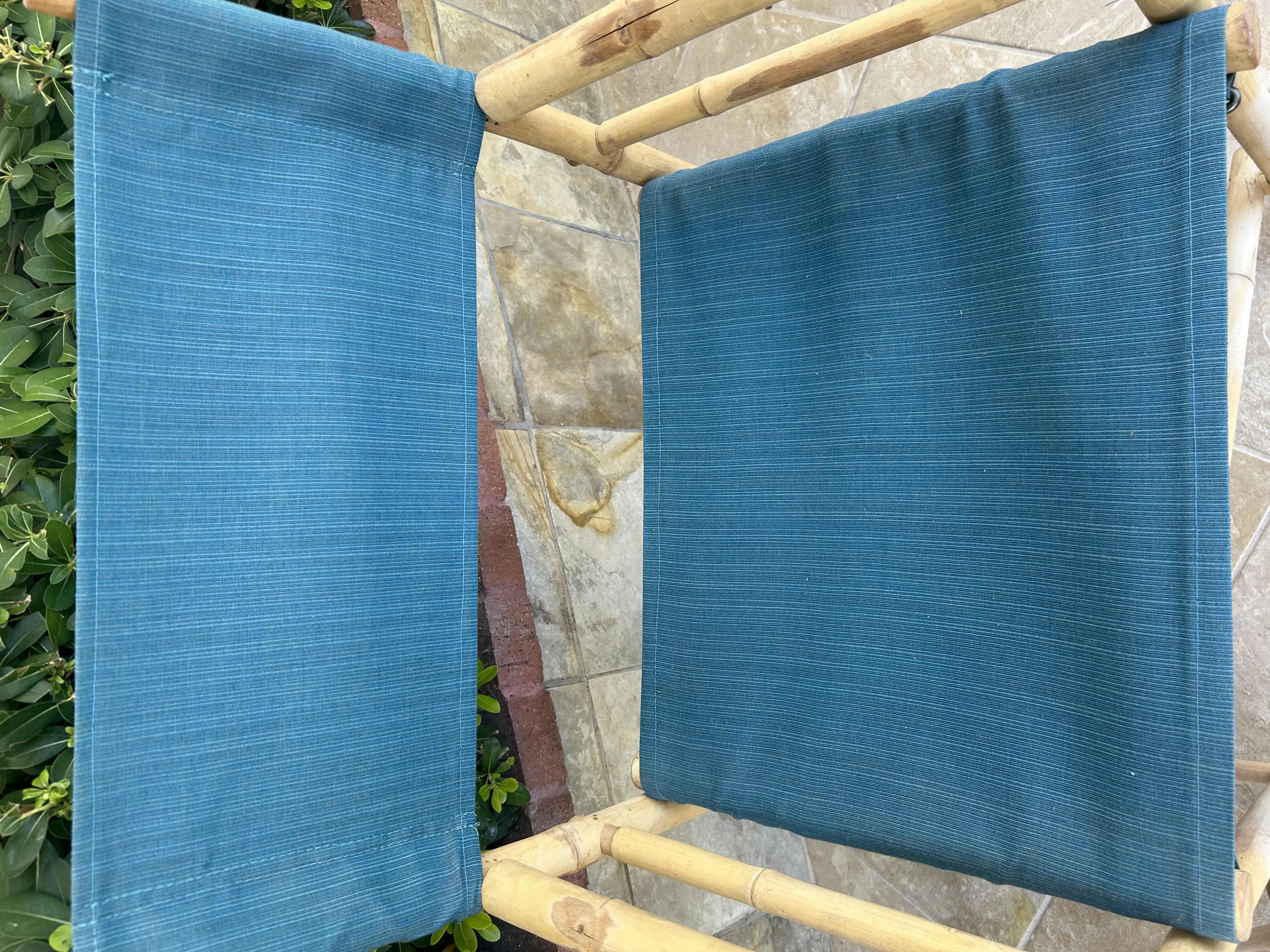 Photo 1 of 2- DIRECTOR BAMBOO CHAIRS